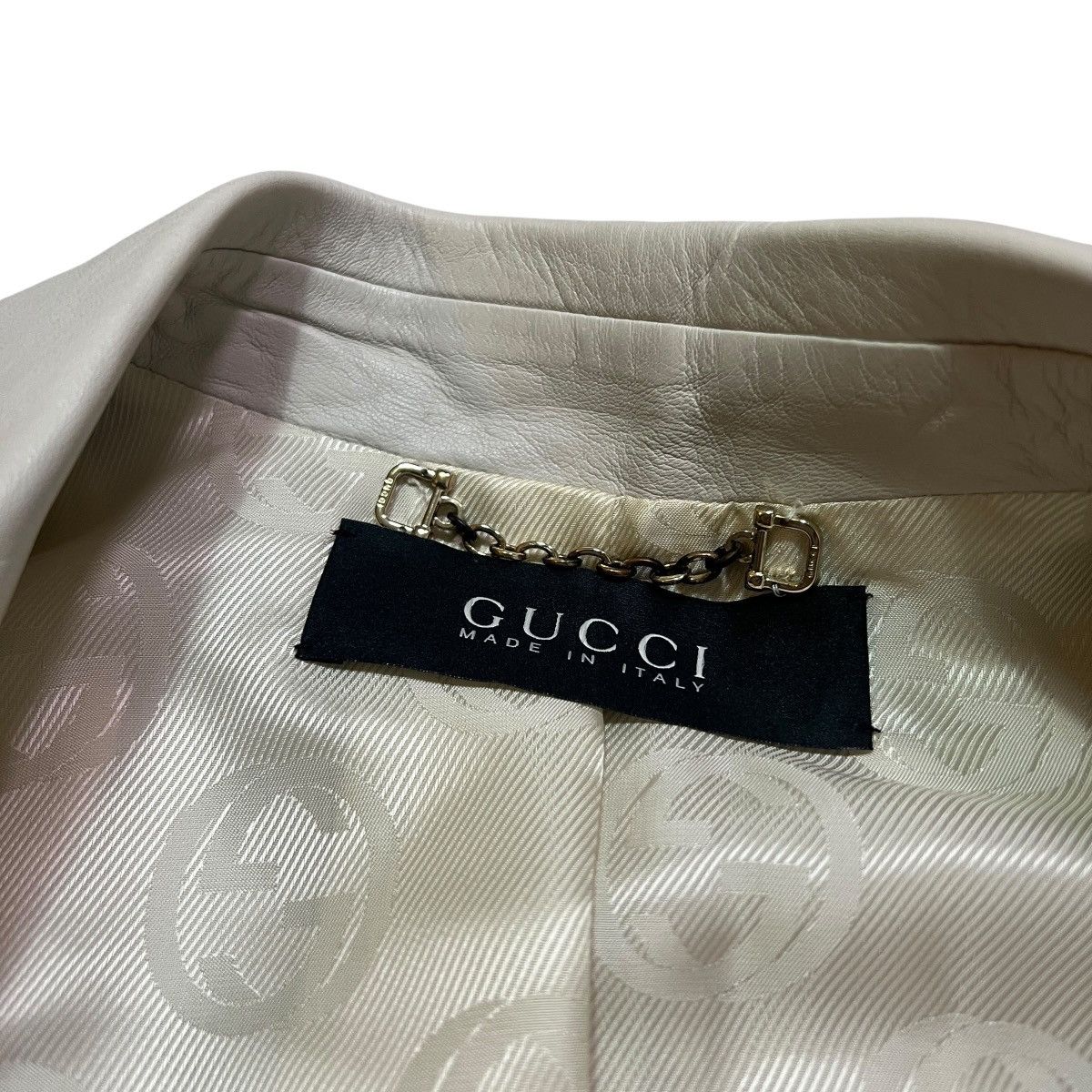 Gucci GUCCI Tom Ford Era Horsebit Sheepskin Leather Jacket Size M / US 6-8 / IT 42-44 - 6 Thumbnail