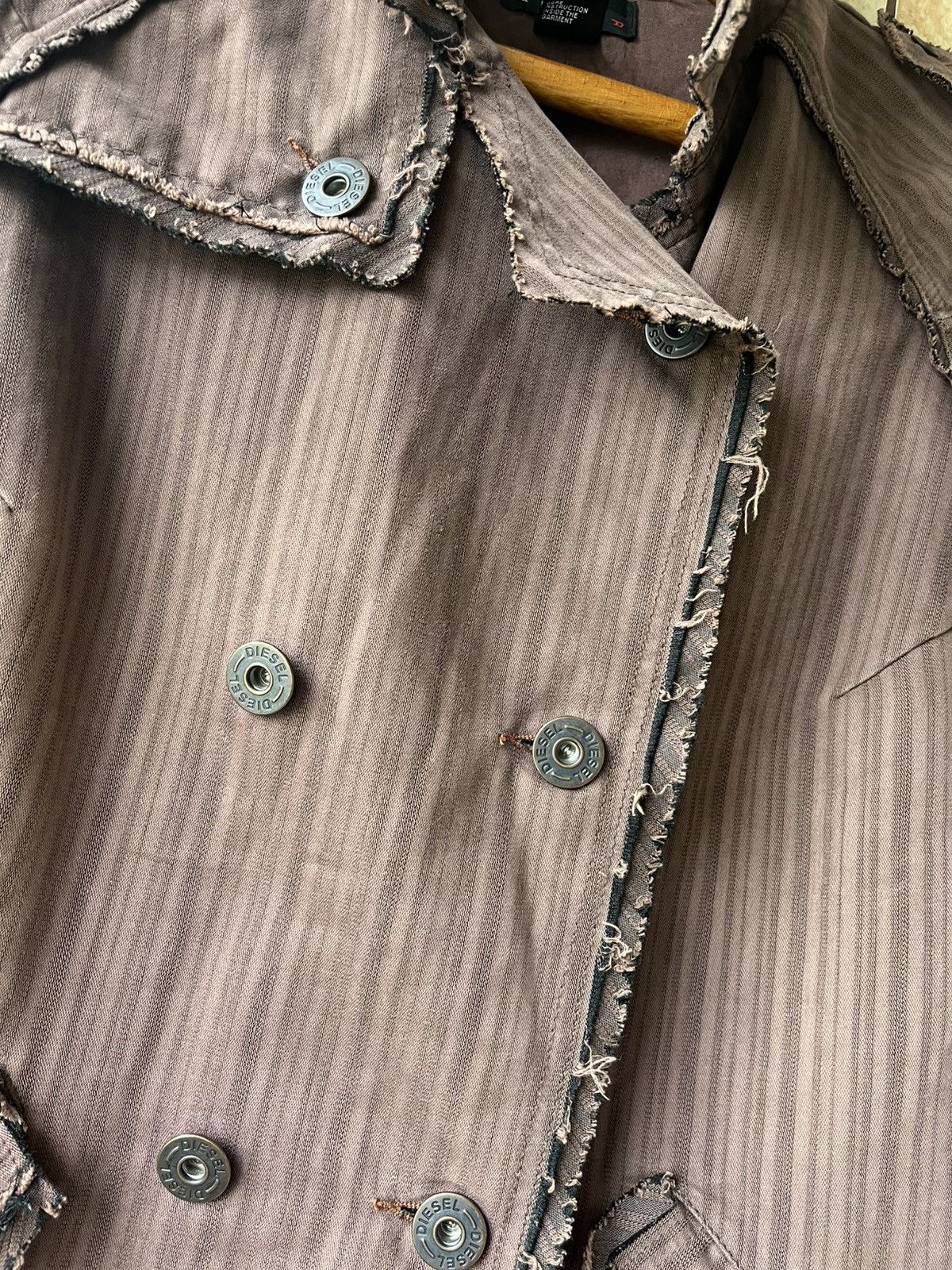 Diesel Diesel y2k vintage avan garde double breasted jacket Size L / US 10 / IT 46 - 4 Thumbnail