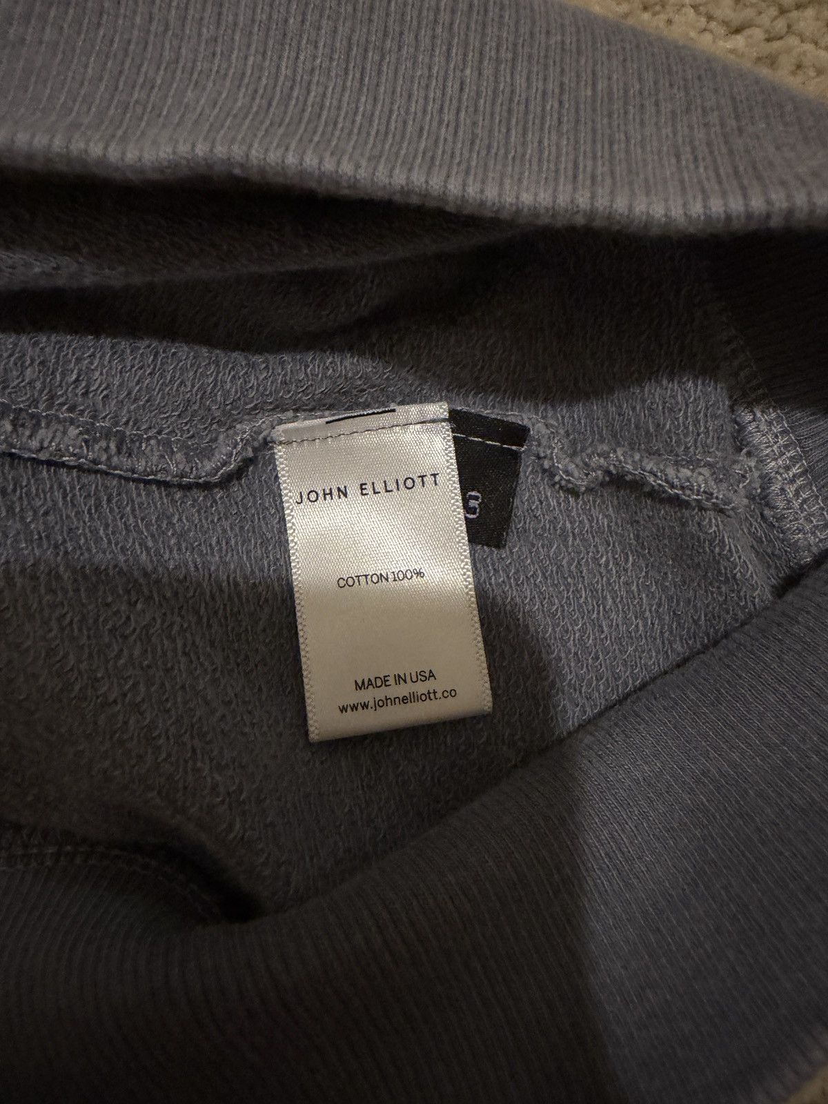 John Elliott John Elliott Oversized Pullover Blue sz Large Size US L / EU 52-54 / 3 - 3 Thumbnail