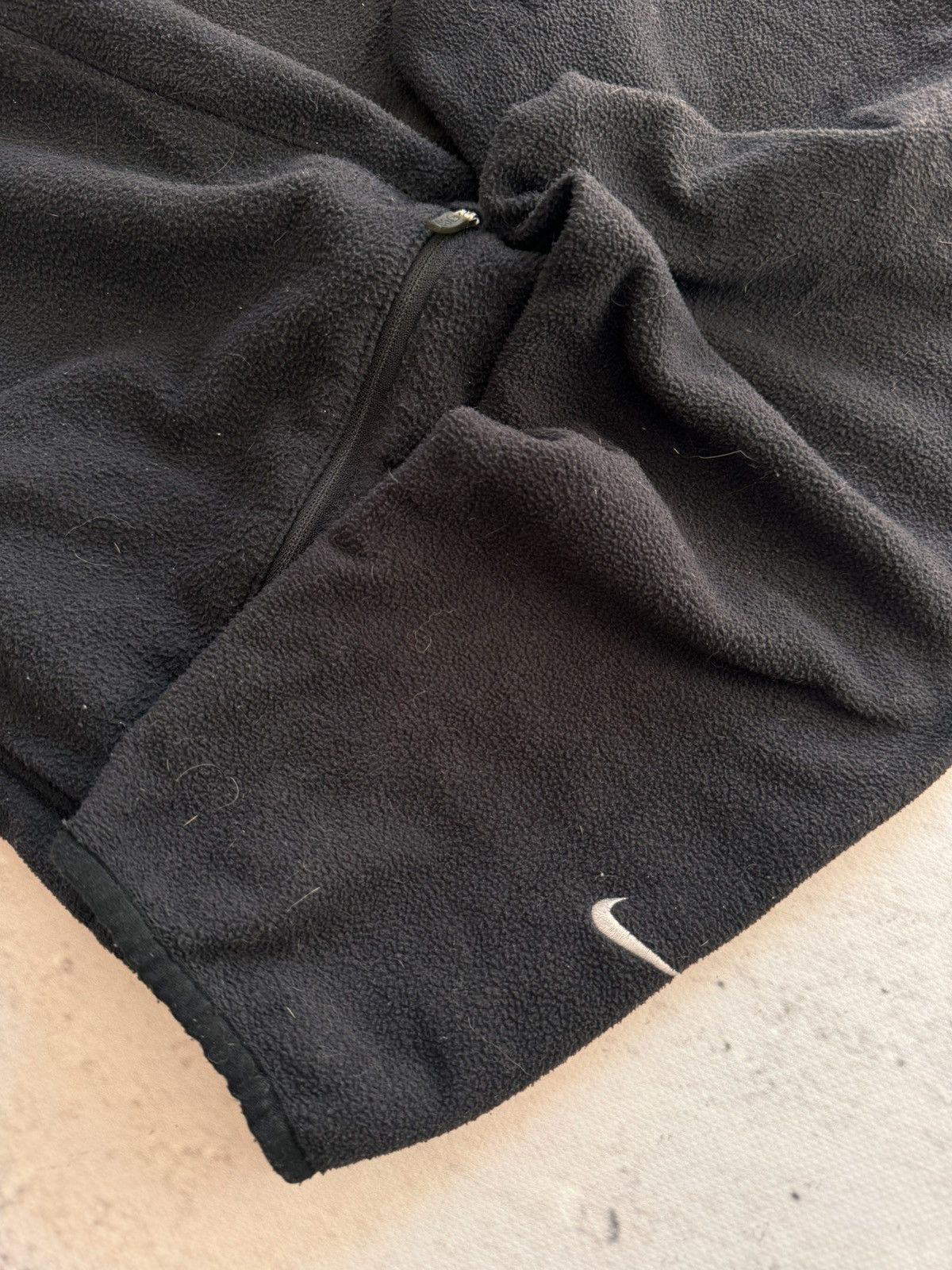 Nike × Nike ACG × Vintage NIKE ACG TEDDY FLEECE VINTAGE BASIC LOGO OVERSIZE ZIP HOODIE Size US XL / EU 56 / 4 - 6 Thumbnail