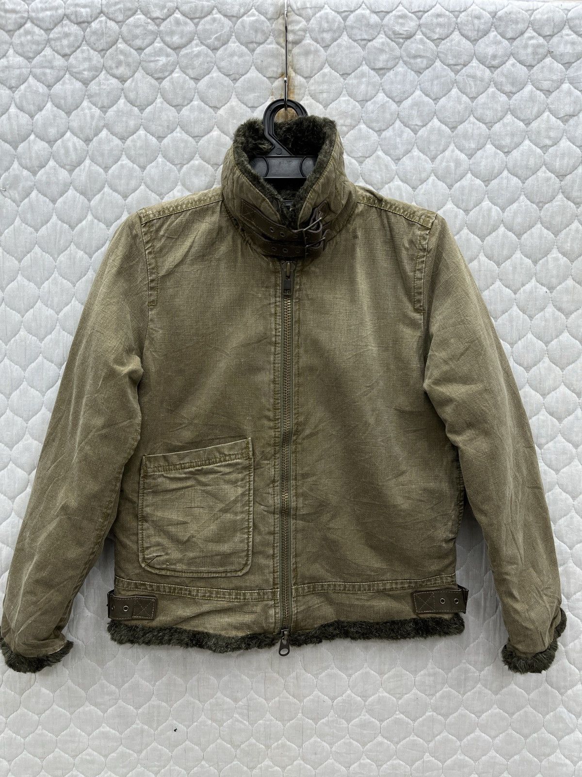 Johnbull 🔥🔥🔥ARCHIVE VTG JOHN BULL MILITARY SHEARLING JACKET Size S / US 4 / IT 40 - 1 Thumbnail