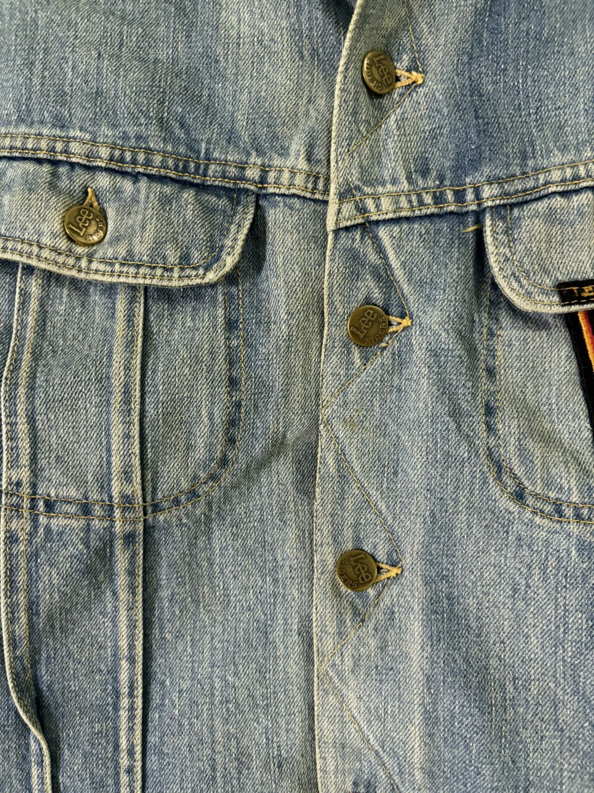 Lee × Vintage LEE STORM RIDER BLANKET LINED DENIM JACKET 1970S MADE IN USA Size US S / EU 44-46 / 1 - 12 Thumbnail