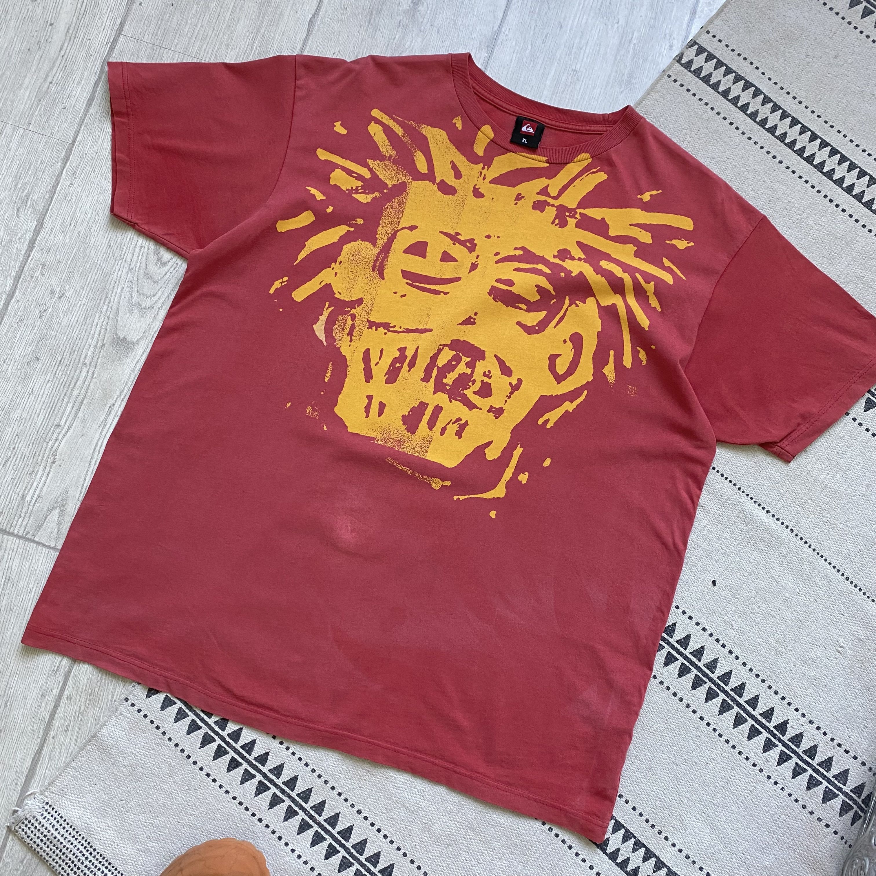 Quiksilver Vintage 90s Faded Quiksilver tee overprint Sirfing Mambo Y2K Size US L / EU 52-54 / 3 - 5 Thumbnail