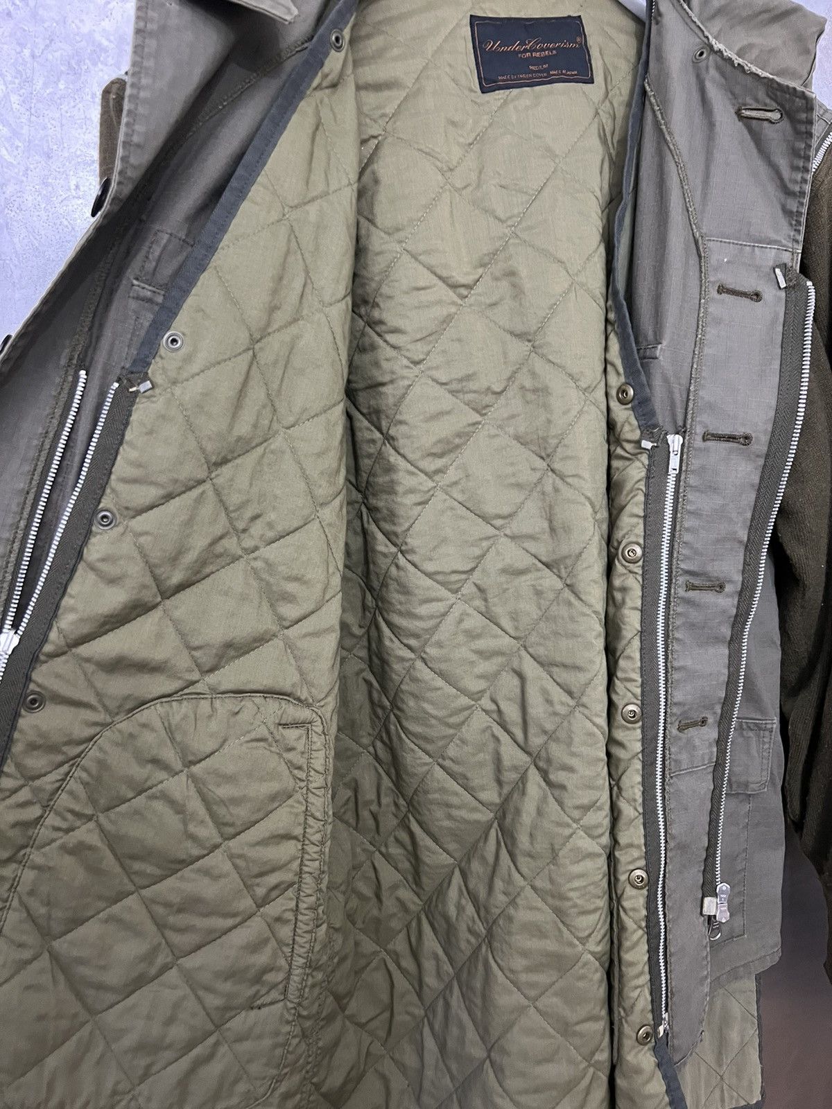 Undercover Undercover Autumn/Winter 2004 Hybrid Modular Military Jacket Size US L / EU 52-54 / 3 - 5 Thumbnail