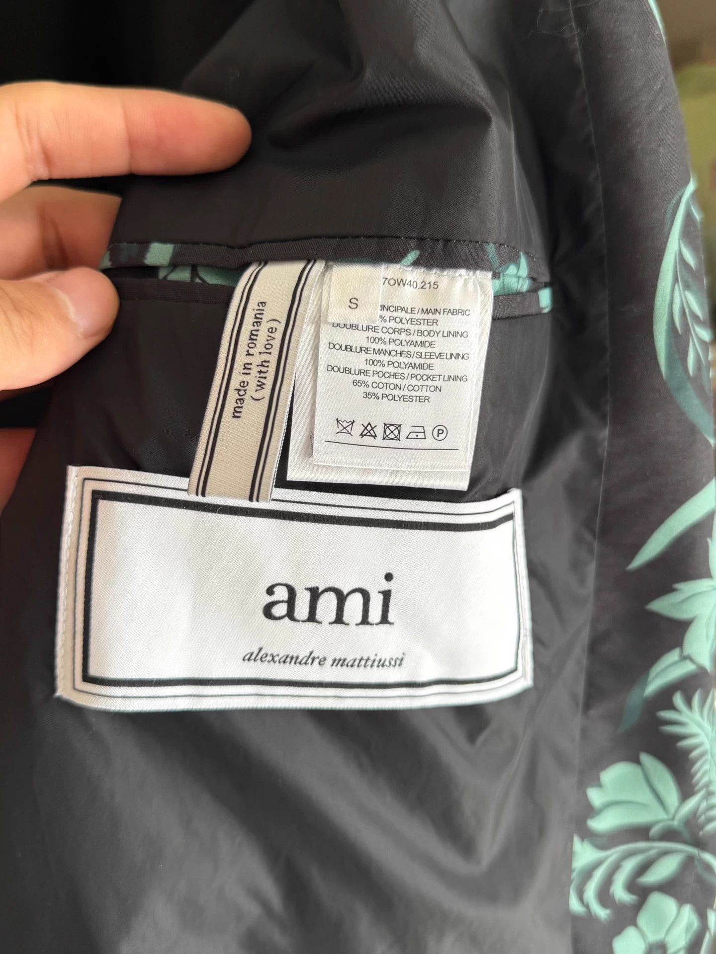 AMI AMI Paris Flower Coach Jacket S - No Hood - Romania - EUC Size US S / EU 44-46 / 1 - 4 Thumbnail