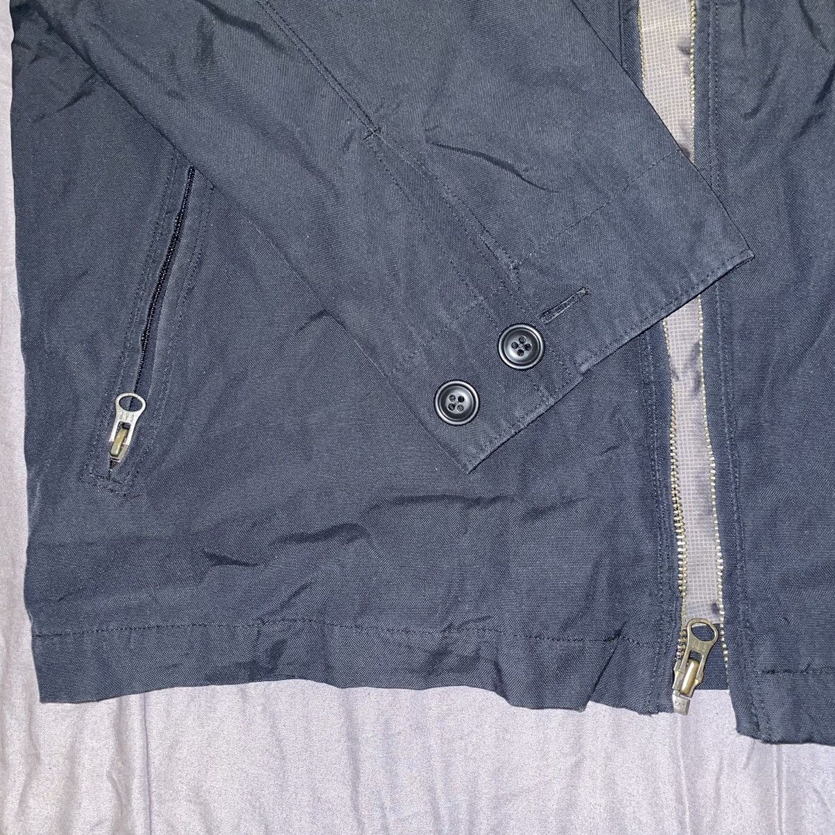Gap Gap Black Zip-Up Bomber Jacket Size US L / EU 52-54 / 3 - 2 Thumbnail