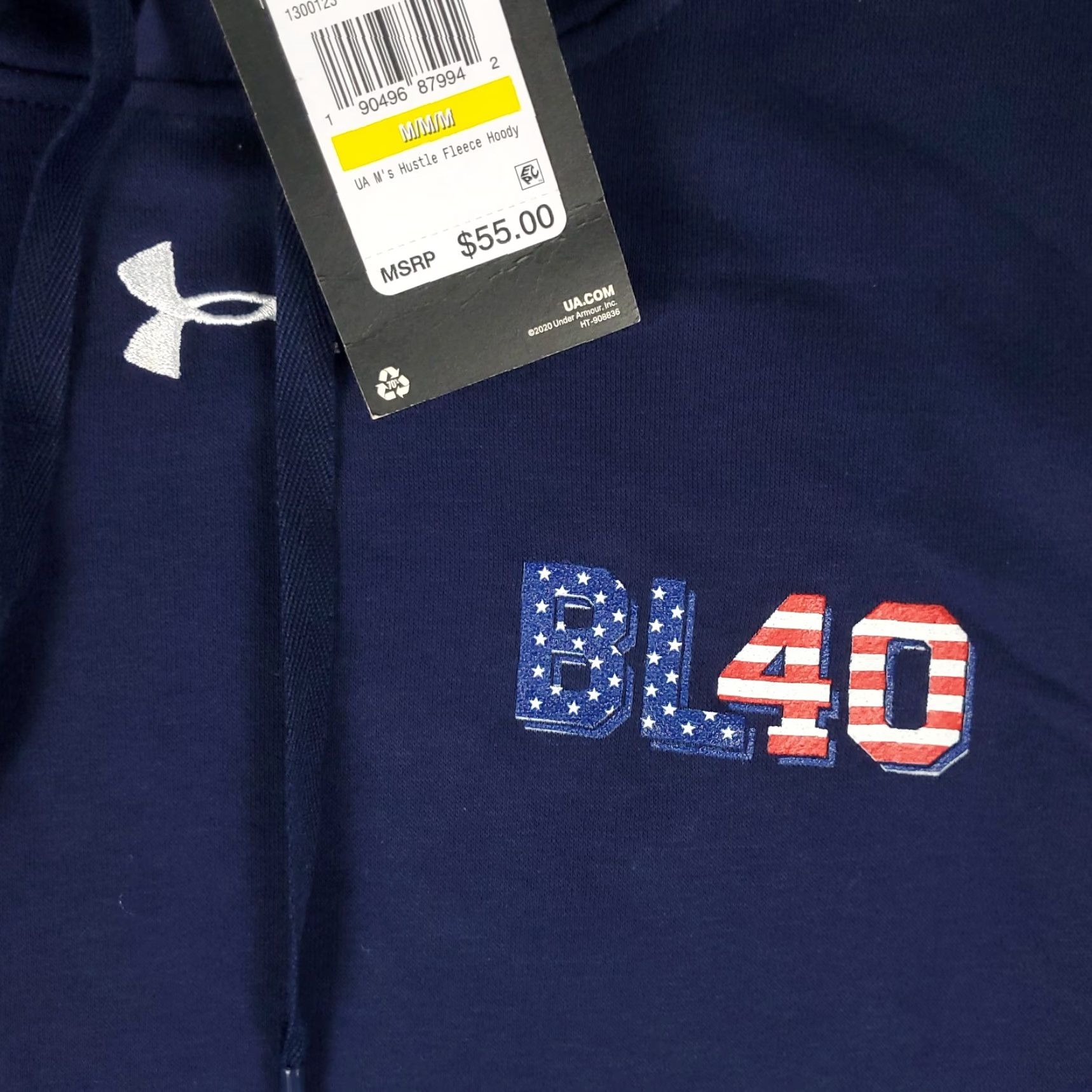 Under Armour Under Armour Sweater Mens Medium Blue Pullover Hoodie Sweatshirt Size US M / EU 48-50 / 2 - 3 Thumbnail