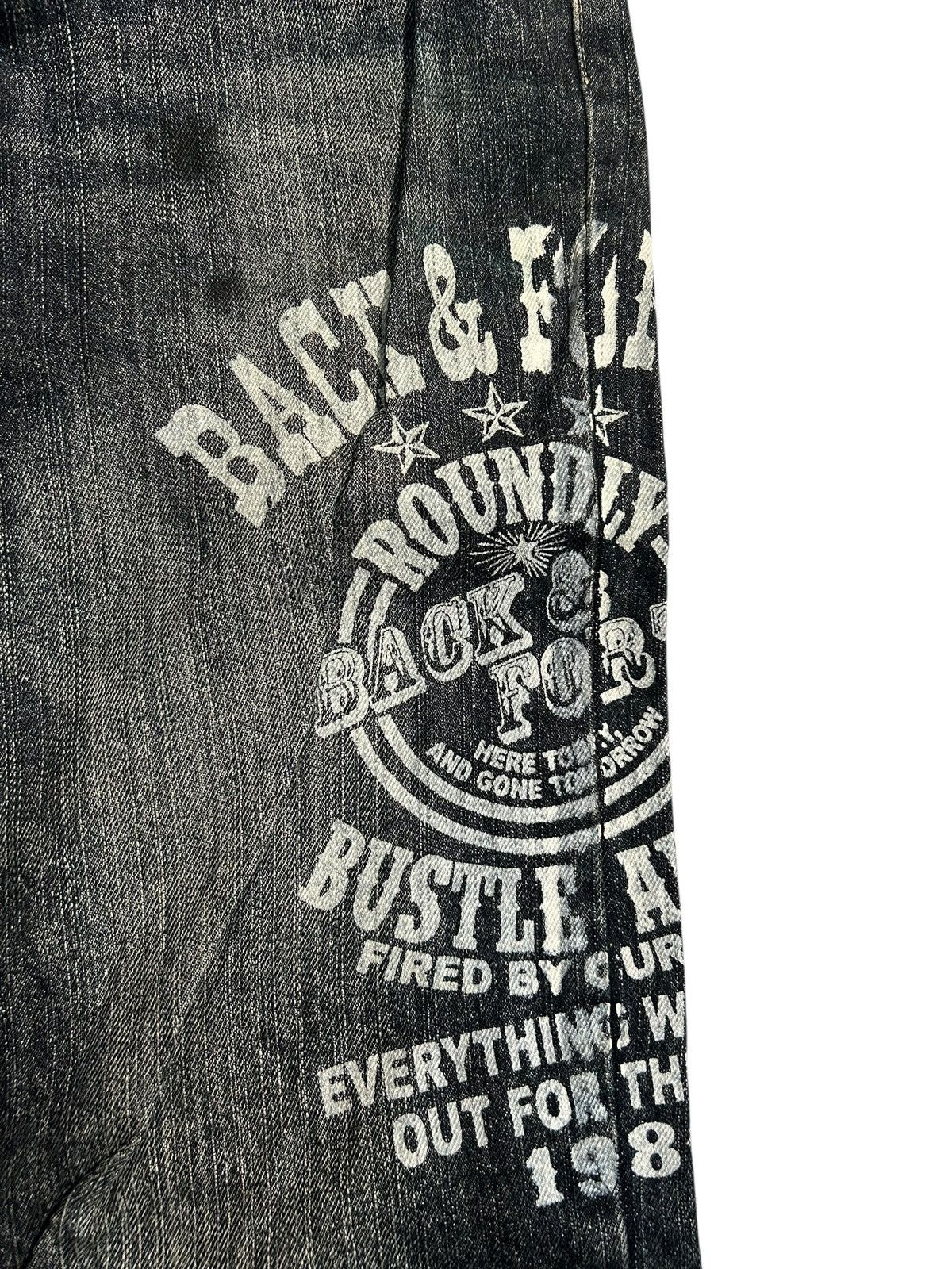 If Six Was Nine ☠️🎌 Japanese Punk Bondage Style Denim Jeans ☠️🎌 Size US 32 / EU 48 - 4 Thumbnail