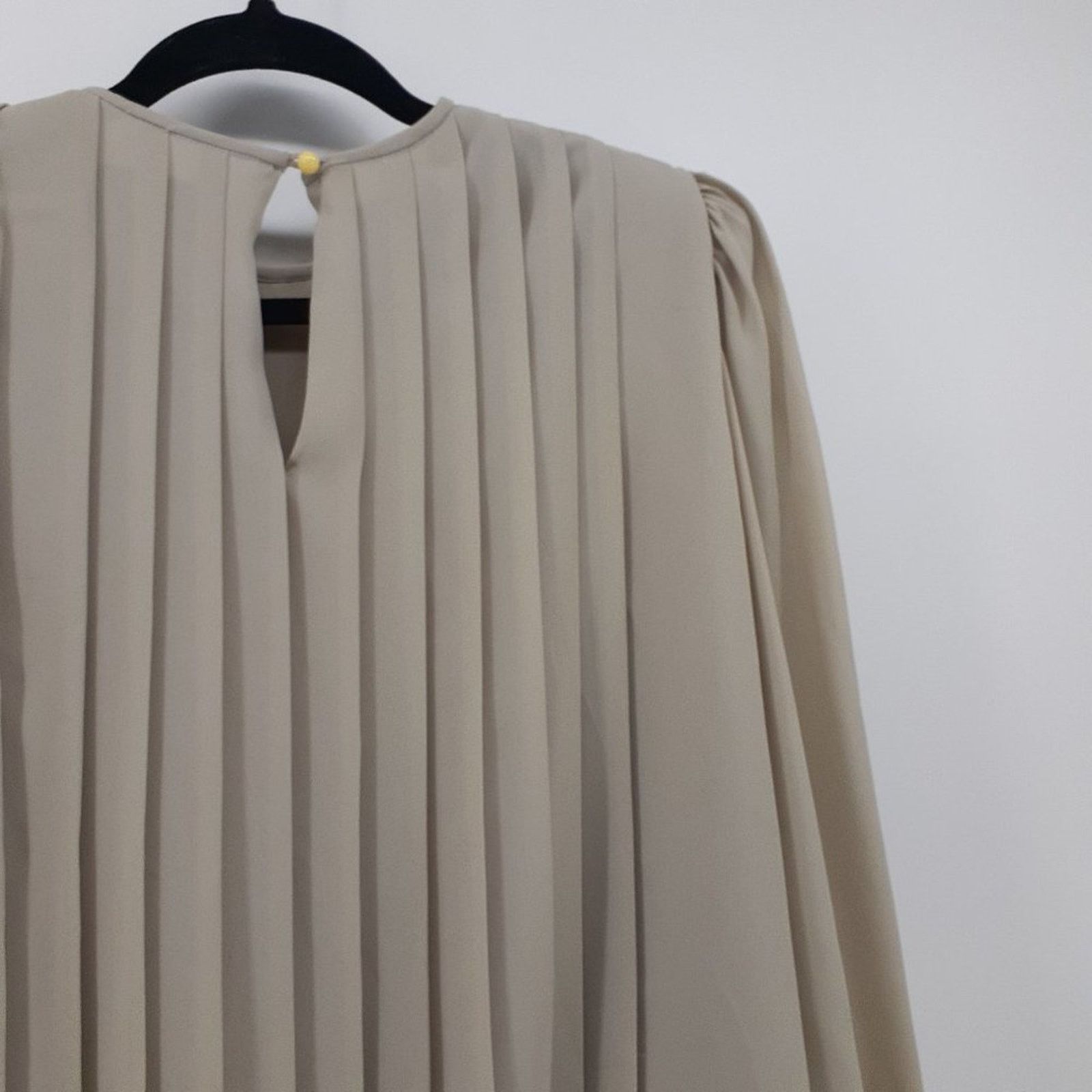 Vintage Liz Roberts Vintage Cottagecore Blouse 14 Sheer Beige Lace Size XL / US 12-14 / IT 48-50 - 15 Thumbnail