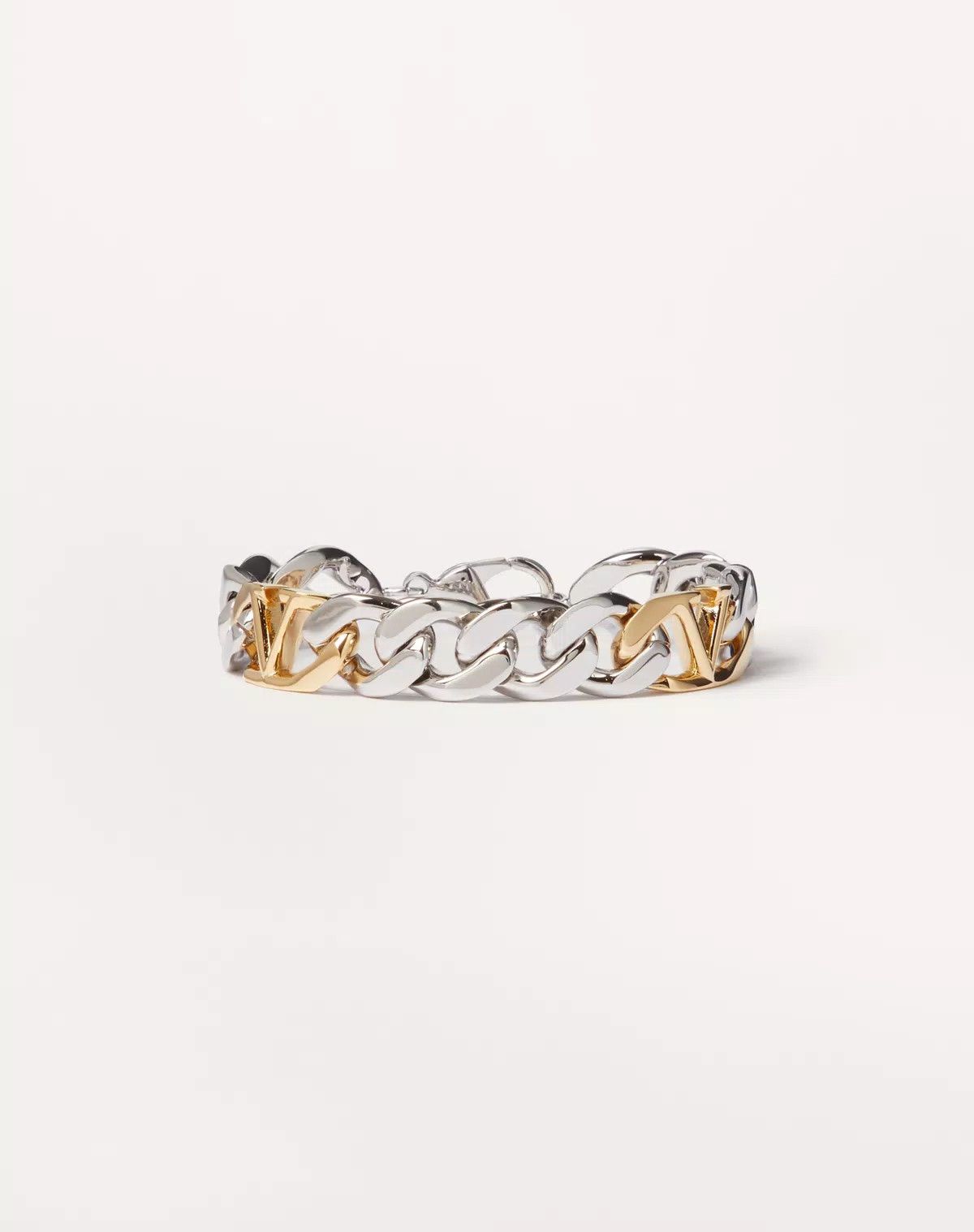 Valentino oc11z0725 Size:OS/ Vlogo Chain Metal Bracelet in Silver Size ONE SIZE - 1 Thumbnail