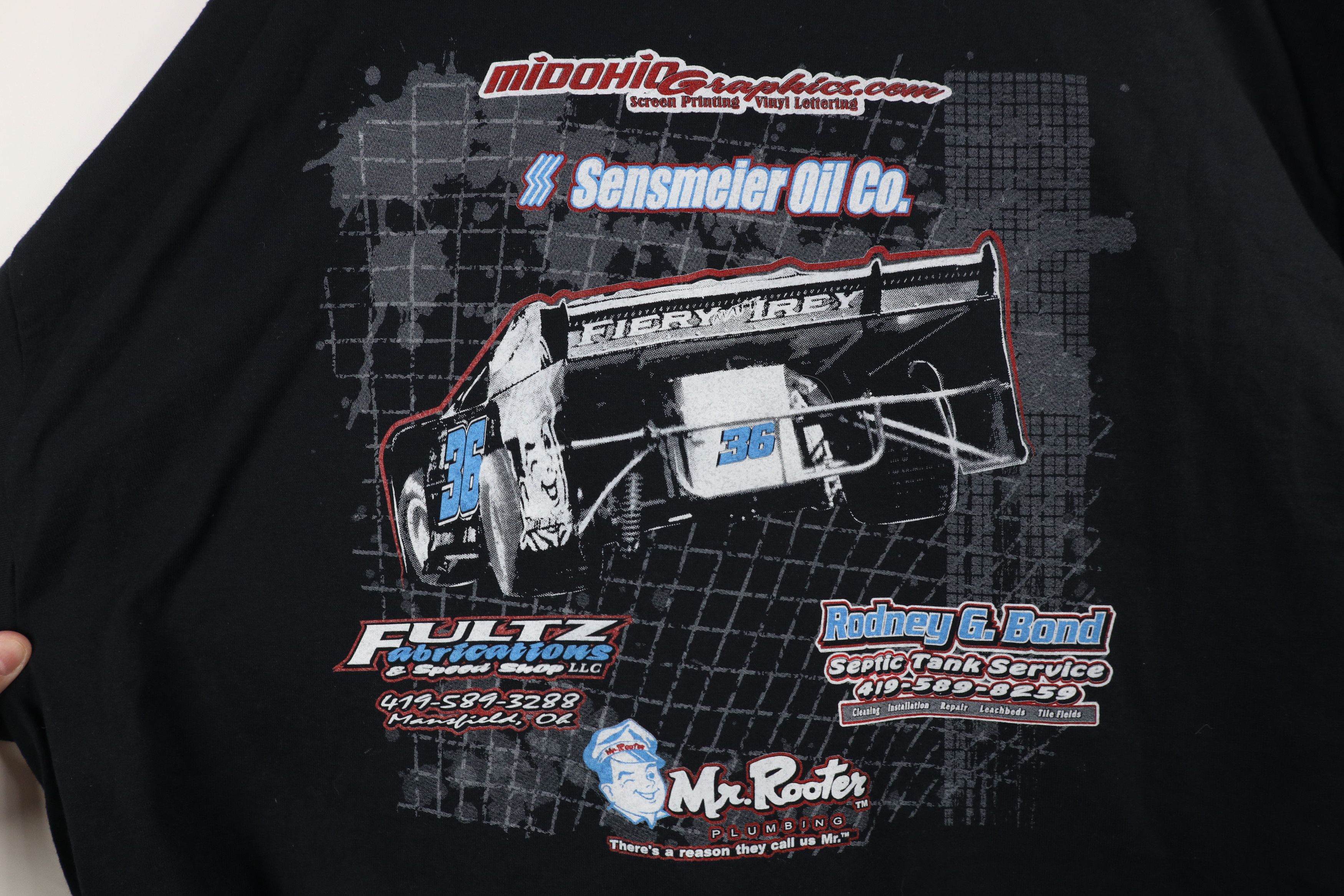 Vintage Vintage Y2k Matt Irey Car Racing Short Sleeve T-Shirt Black Size US XL / EU 56 / 4 - 7 Thumbnail