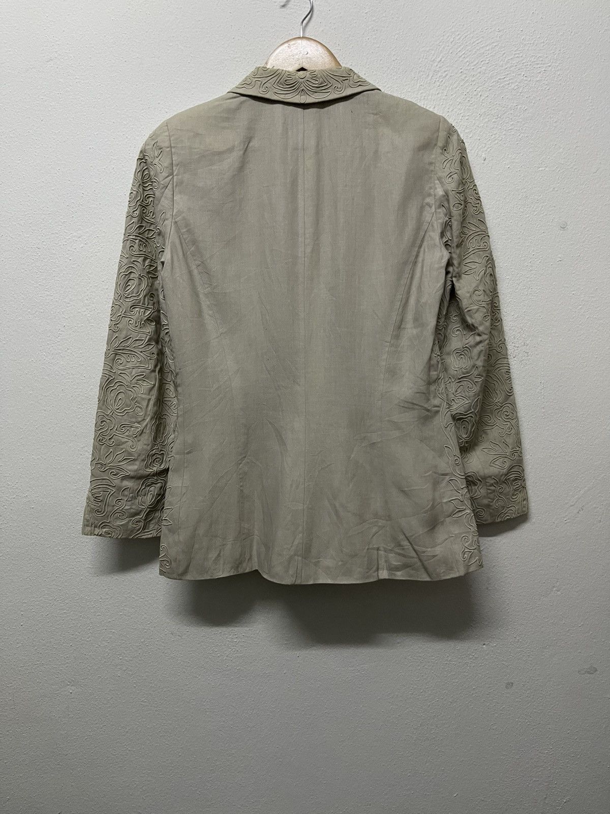 Jil Sander 1990s JIL SANDER EMBROIDERED FORMAL SUIT RARE DESIGN Size XS / US 0-2 / IT 36-38 - 2 Thumbnail