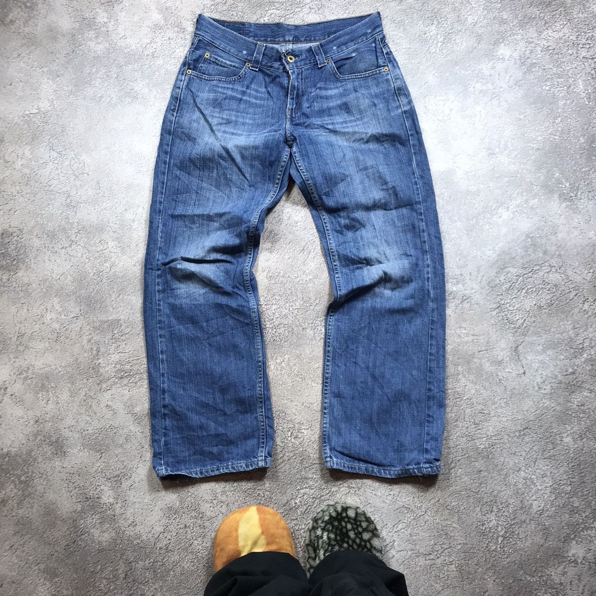 Vintage Vintage 90s Levis Distressed Baggy Jeans Grunge Thrashed 29 Size US 29 - 3 Thumbnail