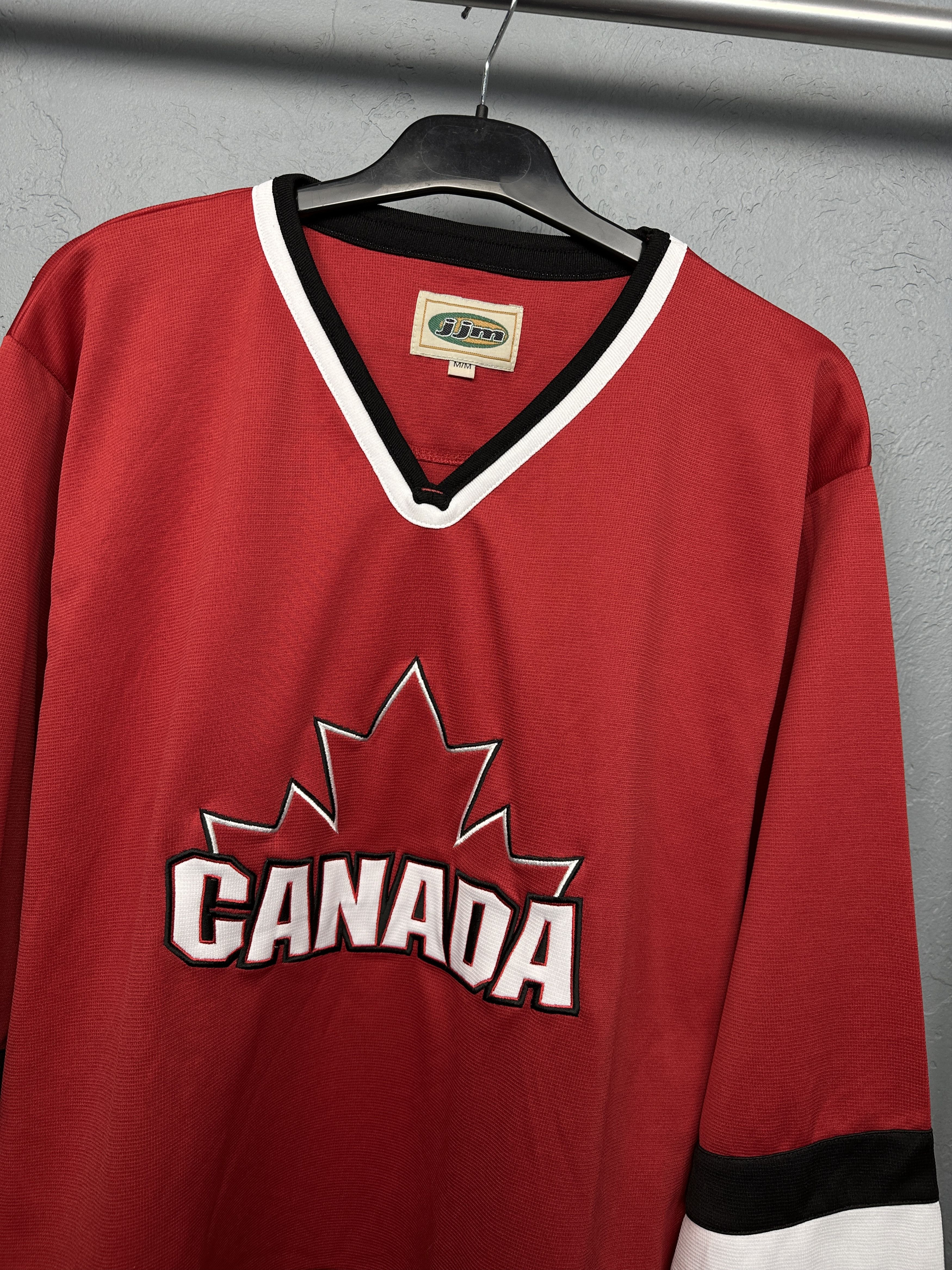 NHL Canada JJM 90s Vintage Mens Hockey Jersey Size US M / EU 48-50 / 2 - 2 Thumbnail