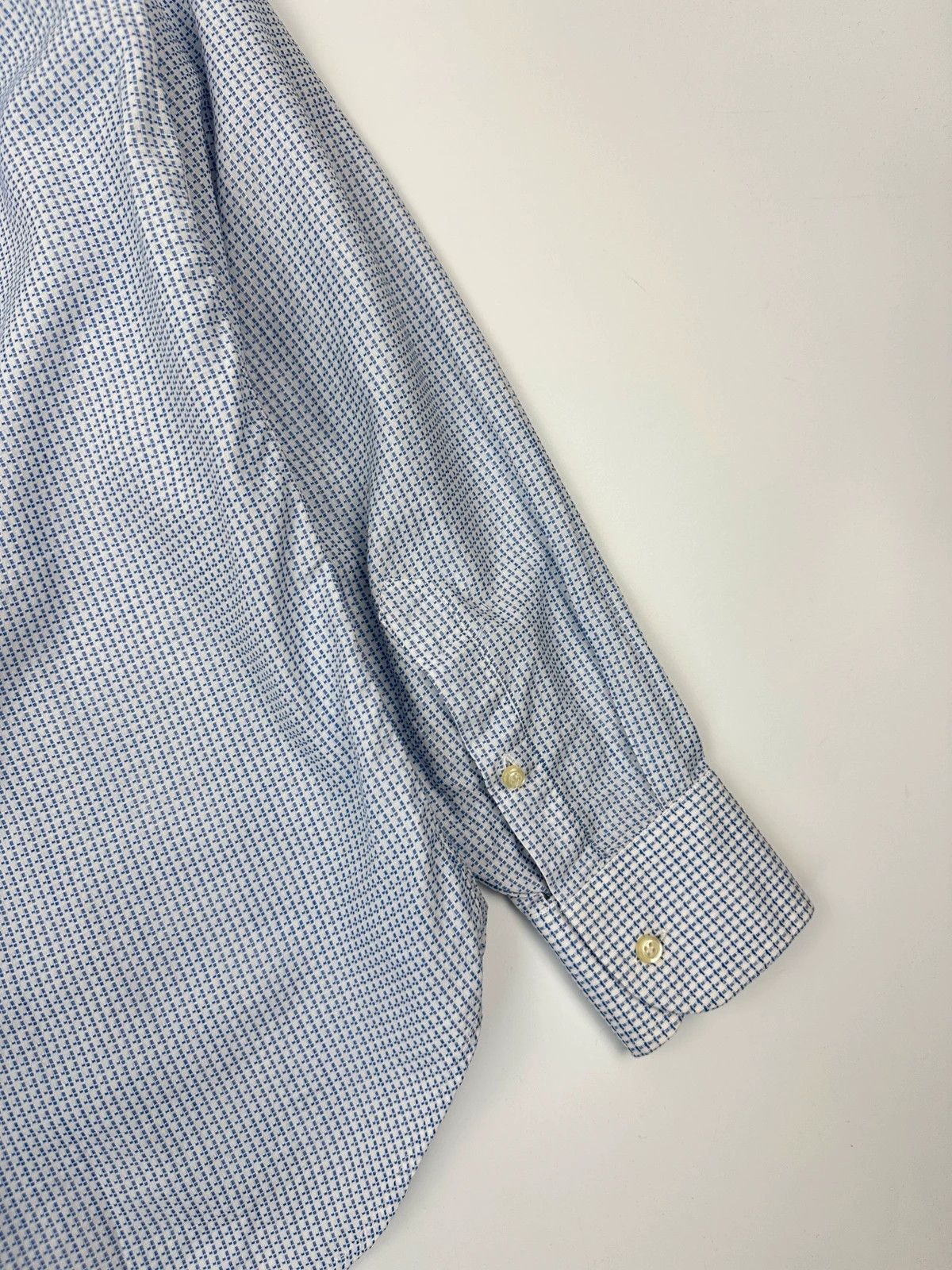 Dolce & Gabbana Dolce & Gabbana 90s Micro Checkered Dress Pocket Shirt Size US L / EU 52-54 / 3 - 7 Thumbnail