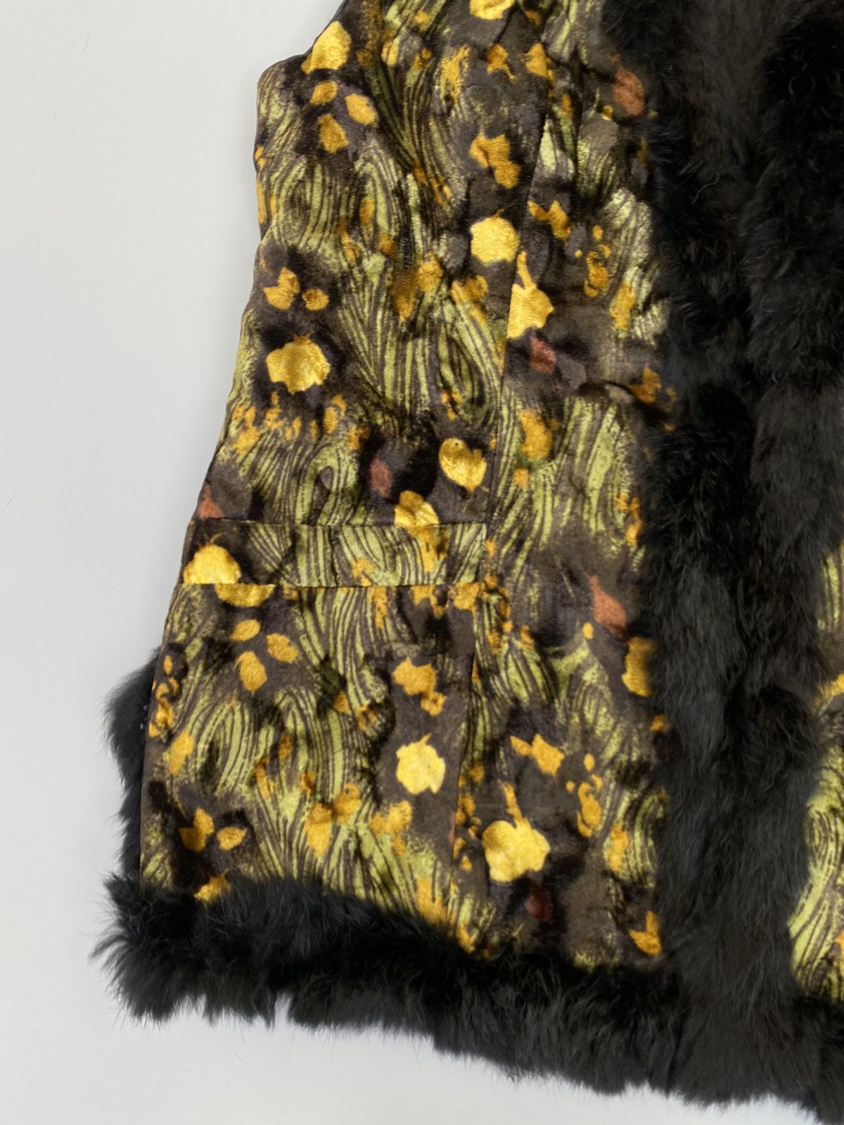 Vintage CSC Rabbit Fur Vest Size L / US 10 / IT 46 - 14 Thumbnail