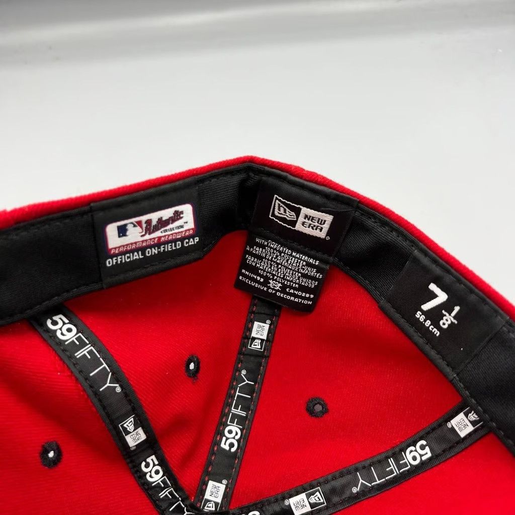 New Era Washington Nationals Hat Men 7 1/8 59Fifty New Era Fitted Size ONE SIZE - 5 Thumbnail