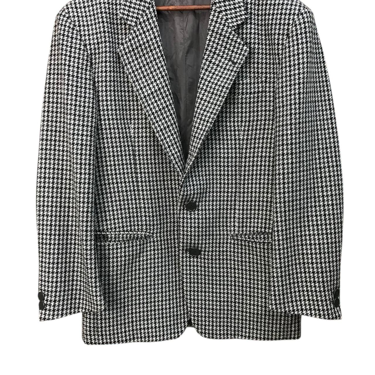 Valentino VINTAGE-OLIVER by VALENTINO HOUDSTOOTH BLAZER Size 48R - 14 Thumbnail