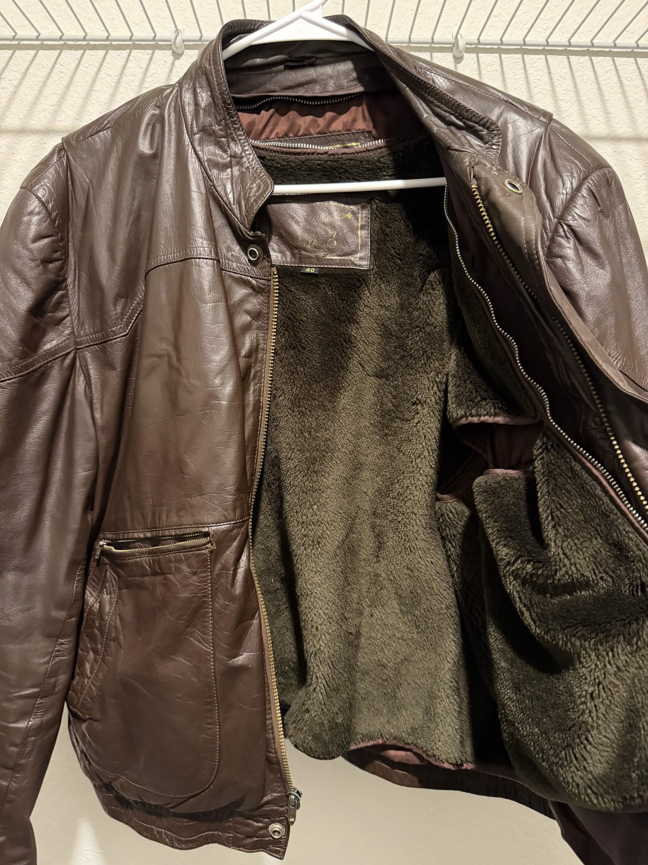 Vintage vintage leather jacket Size US M / EU 48-50 / 2 - 3 Thumbnail