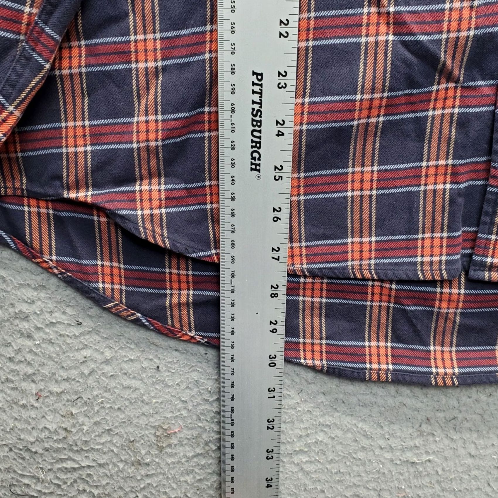 Lands' End Lands' End Shirt Mens XL Multicolor Plaid Midweight Pocket Button-Down Shirt (Men) Size US XL / EU 56 / 4 - 3 Thumbnail
