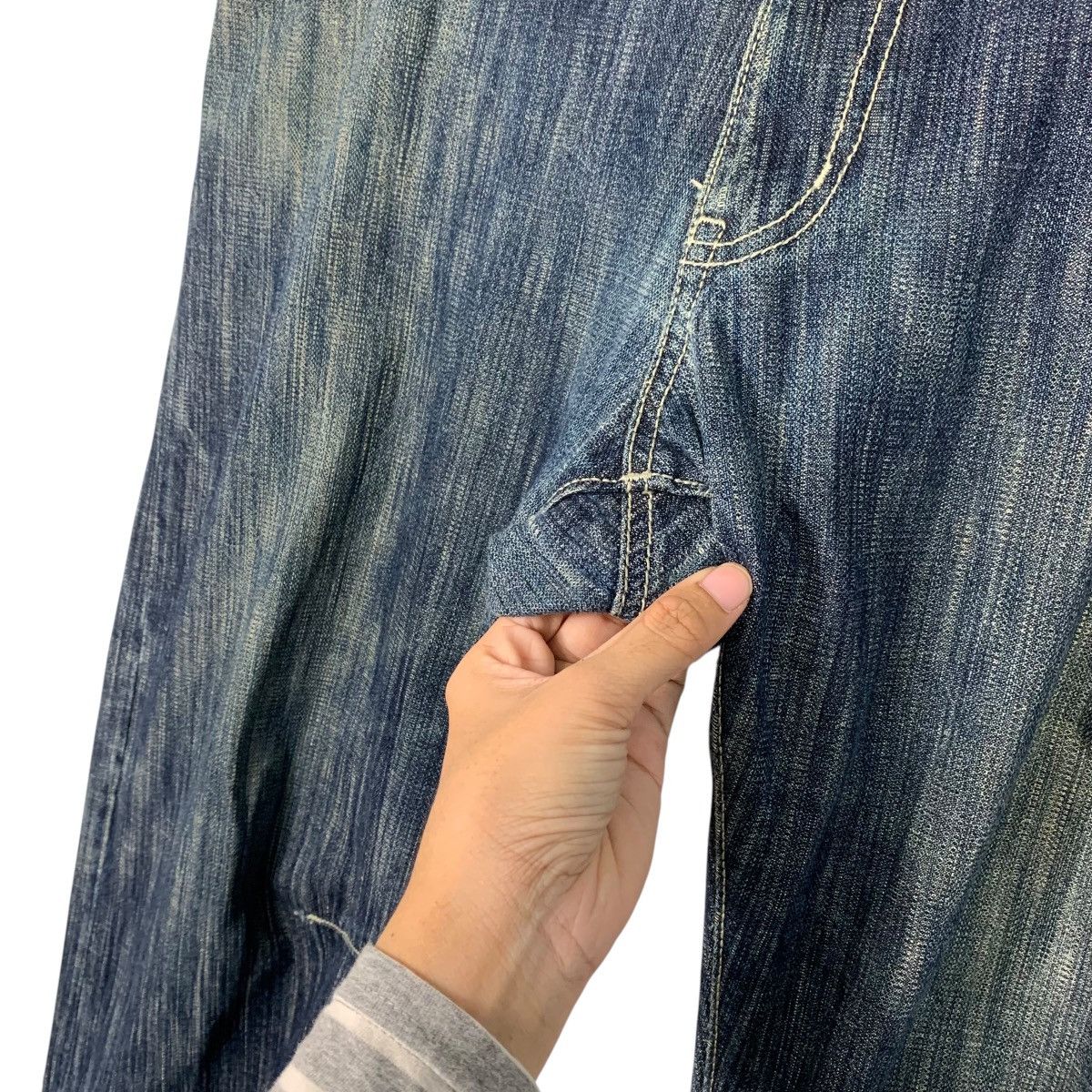 Japanese Brand Japanese Brand Wild Khakis Denim Jeans Size US 40 / EU 56 - 13 Thumbnail