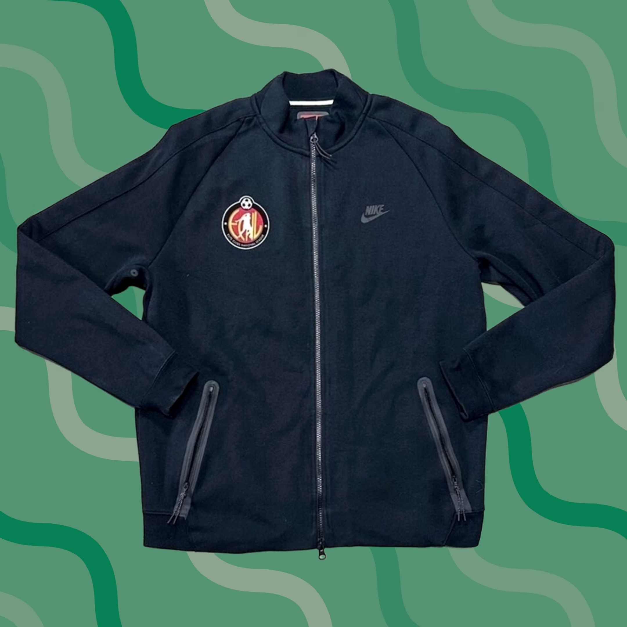 Nigo × Nike Nike x Nigo Last Orgy Coach Jacket Blue L 02 two fuel
