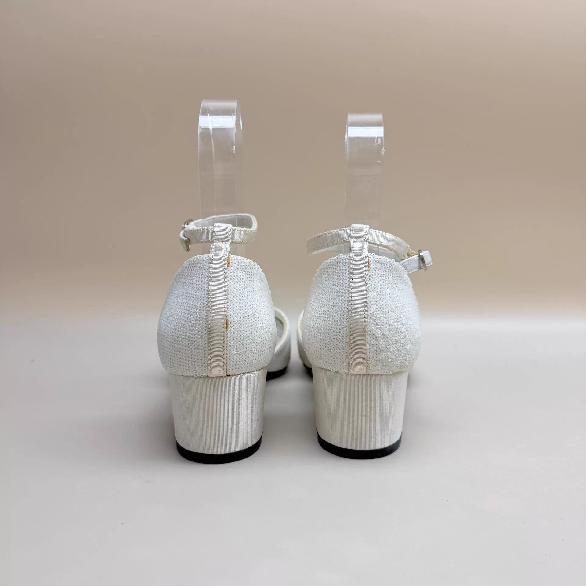 Chanel CHANEL Black & White CC Mary Jane Sandals Eu37.5 Size US 7 / IT 37 - 3 Thumbnail