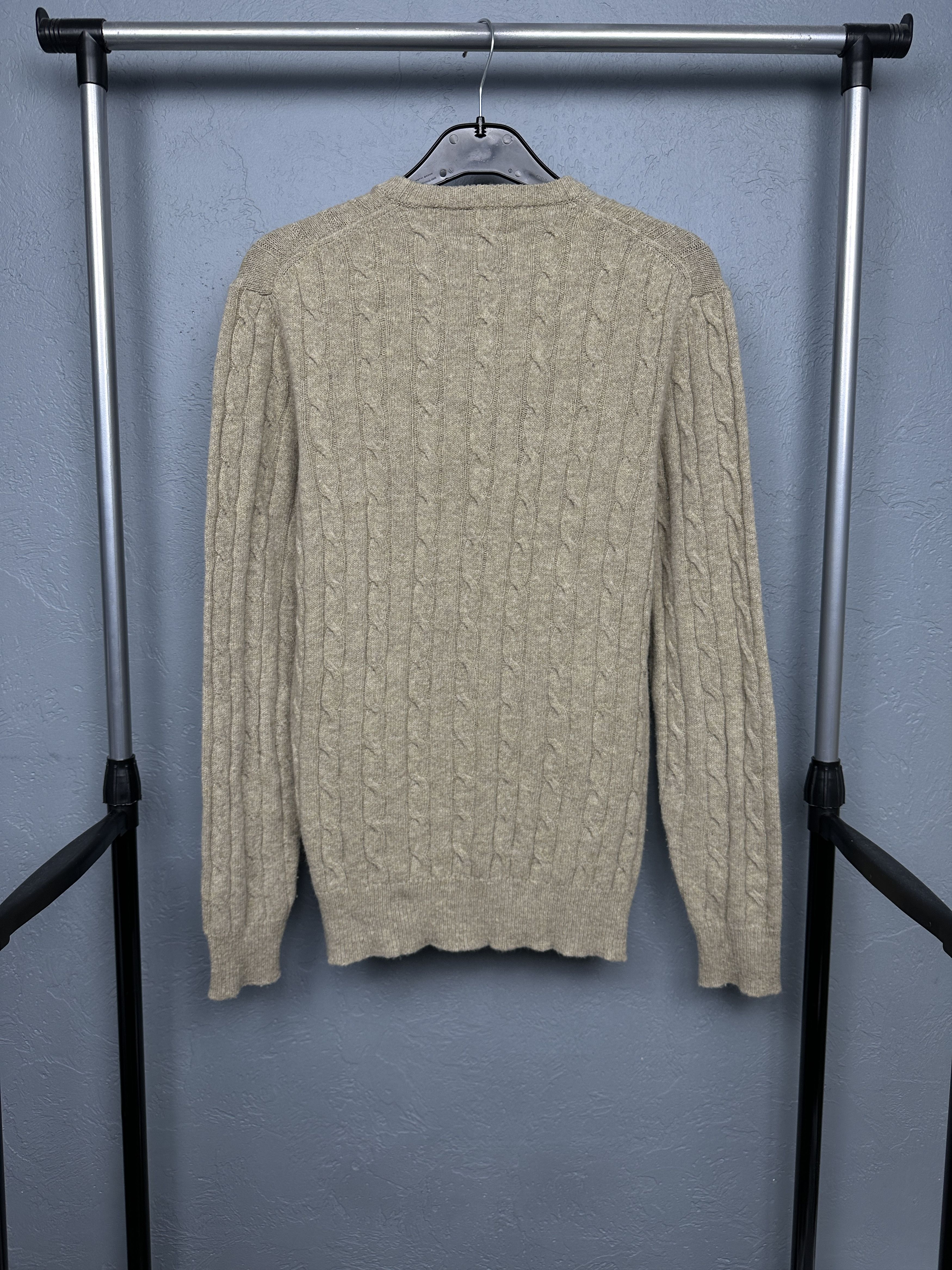 Hackett Hackett London Mens Wool Knit Crew Neck Sweater Size L Size US L / EU 52-54 / 3 - 6 Thumbnail