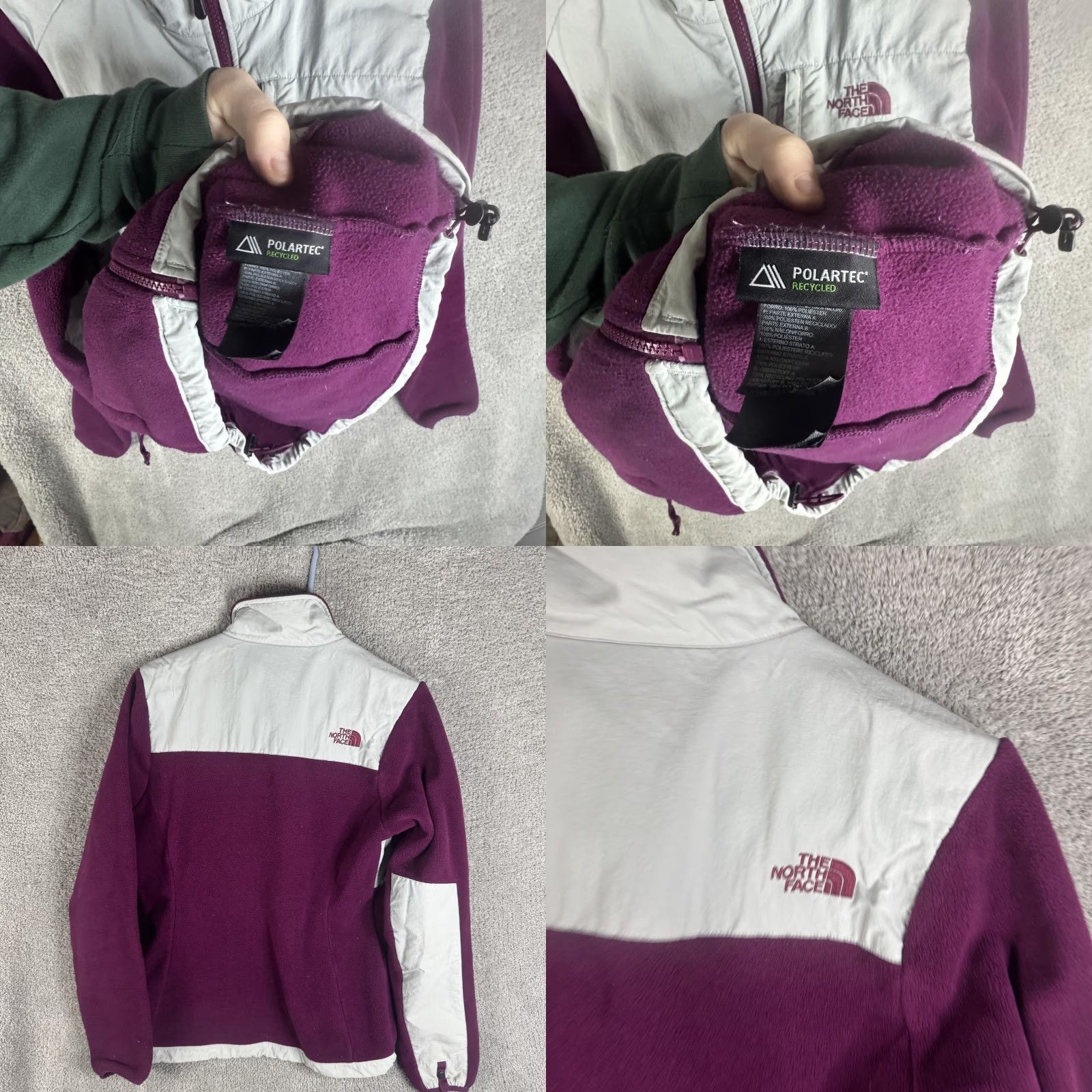 The North Face The North Face Fleece Jacket Womens S Purple Full Zip Outdoor Polartec Size S / US 4 / IT 40 - 9 Thumbnail