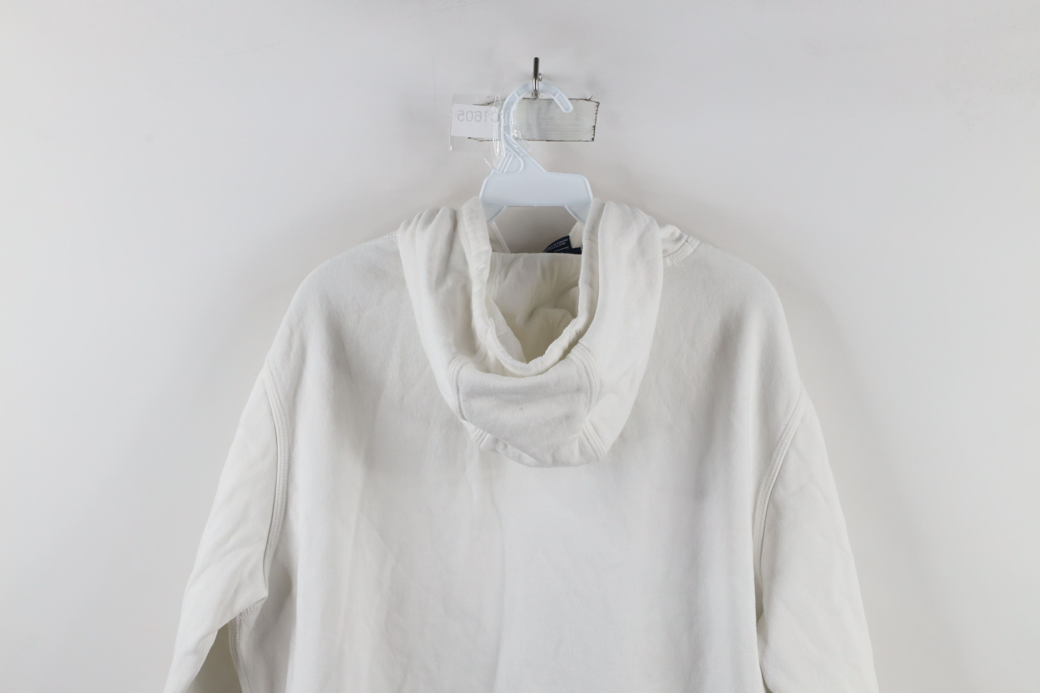 Nike × Vintage Vintage Nike Scott Mini Swoosh Hoodie Sweatshirt White Size US XL / EU 56 / 4 - 11 Thumbnail