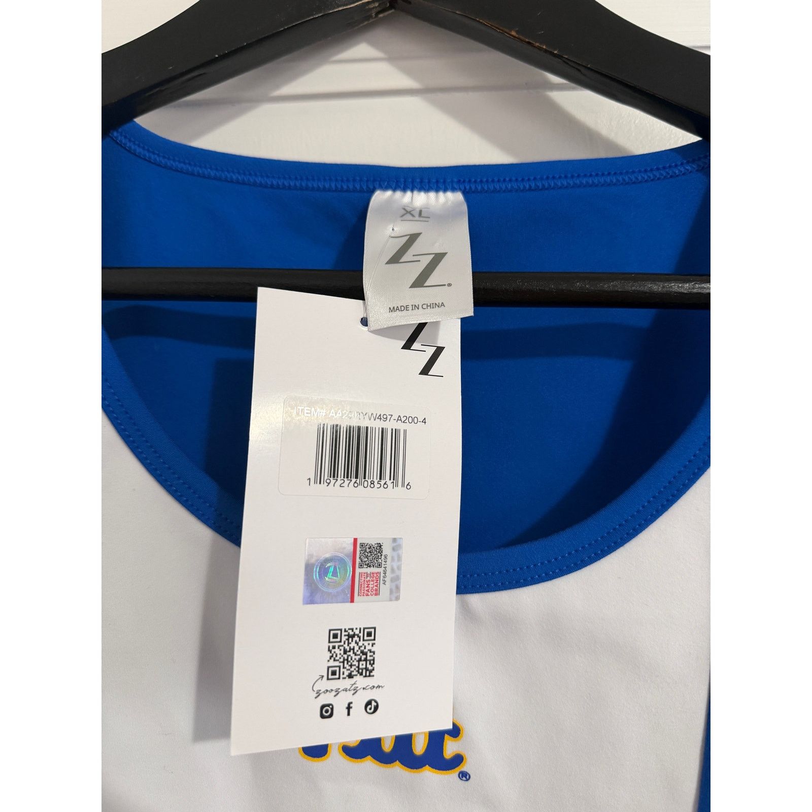 NCAA NWT Pittsburgh Panthers Cropped Tank Size XL Size XL / US 12-14 / IT 48-50 - 4 Thumbnail