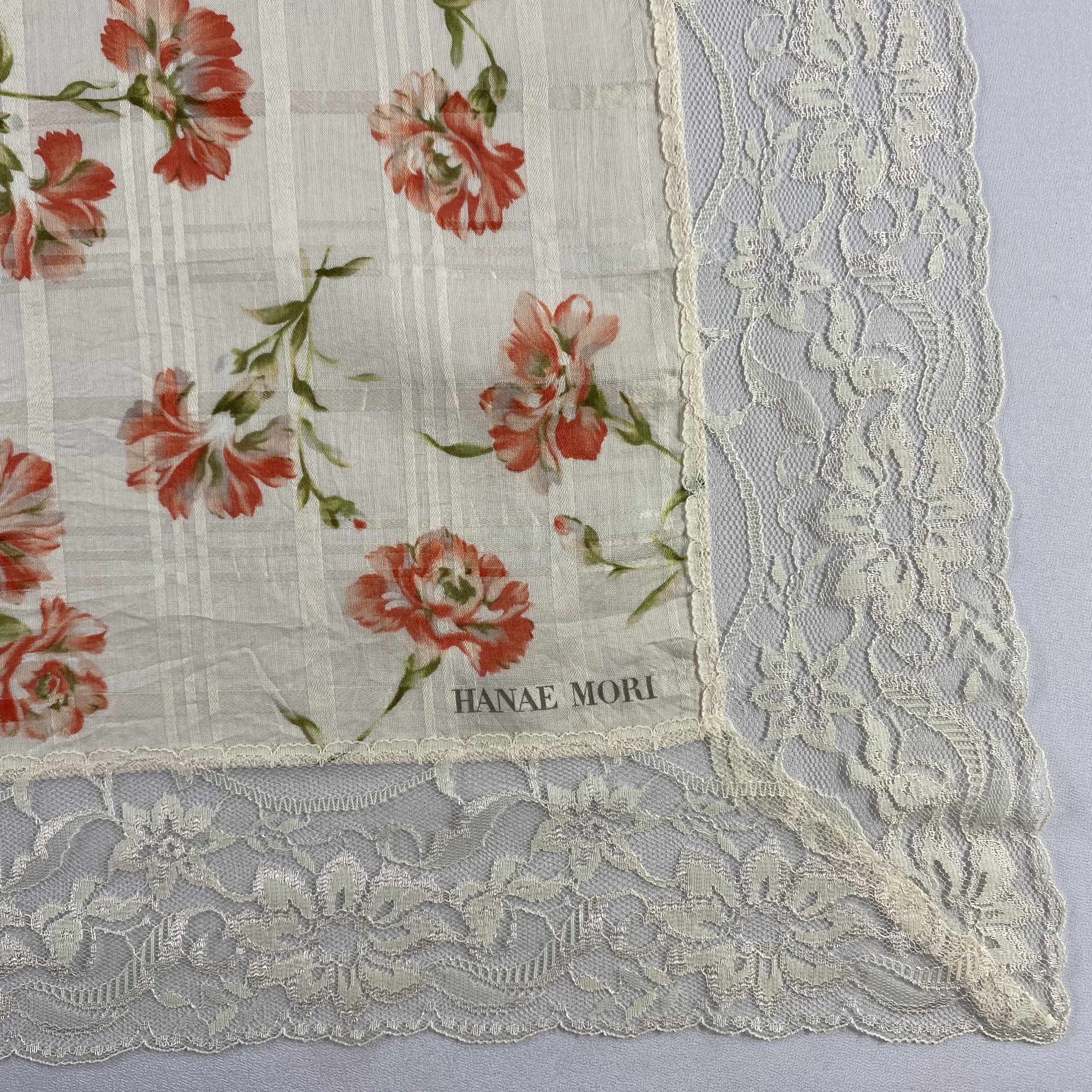 Hanae Mori × Vintage Hanae Mori Handkerchief / Neckerchief / Bandana-P532 Size ONE SIZE - 3 Thumbnail