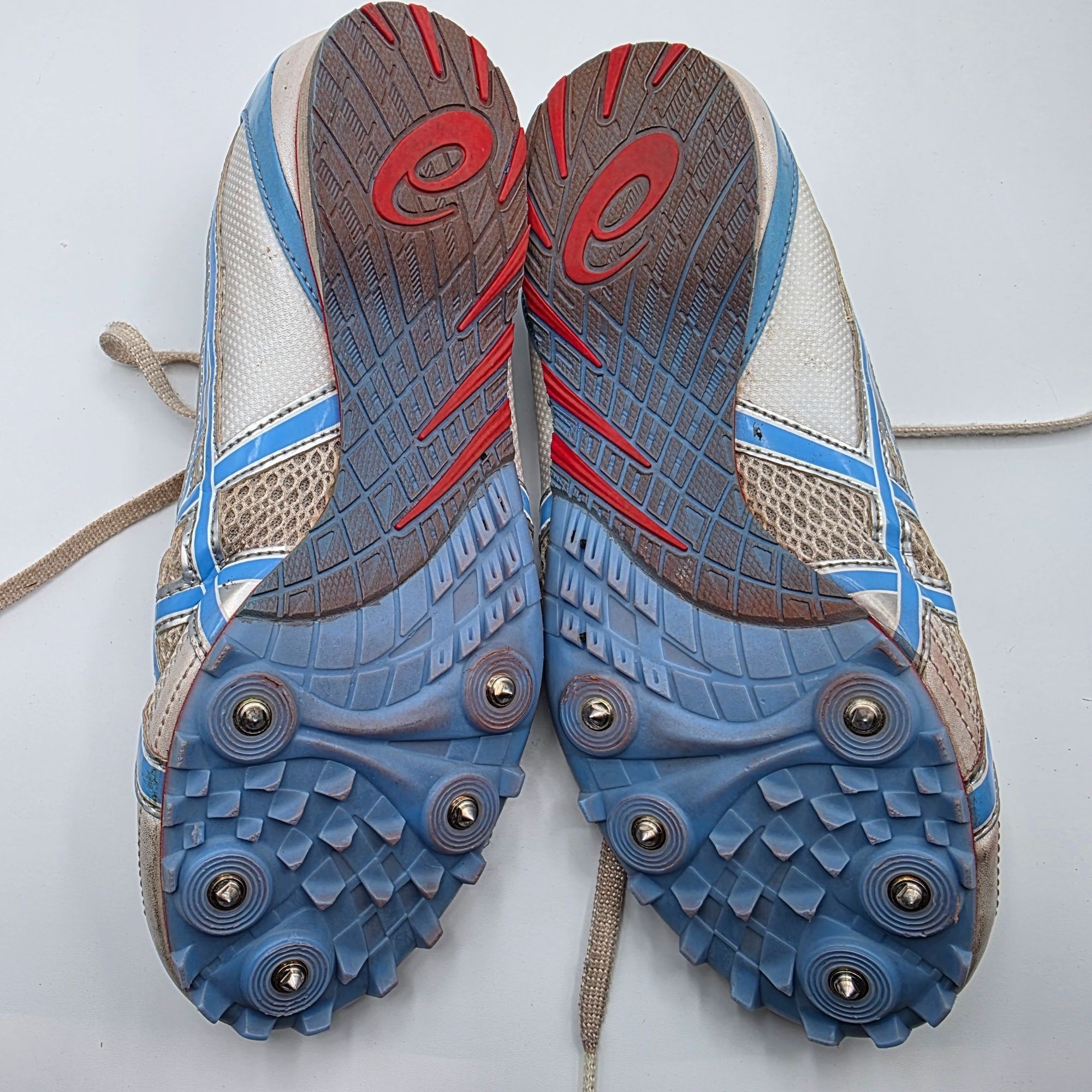 Asics Asics Hyper Rocket Gird 5 Womens Size 7.5 White Blue Track A Size US 7.5 / IT 37.5 - 7 Thumbnail