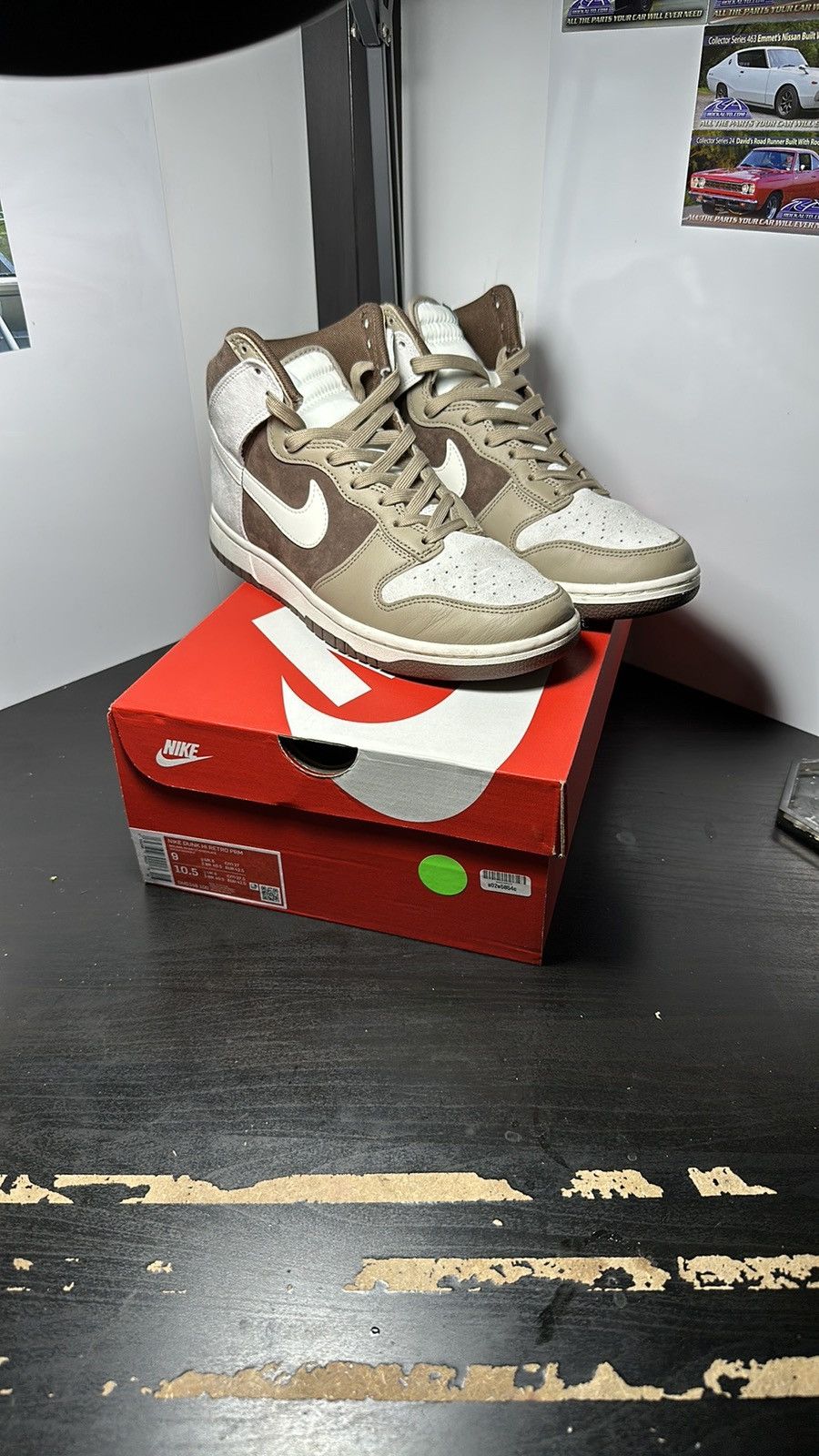 Nike Dunk Hi Light Chocolate