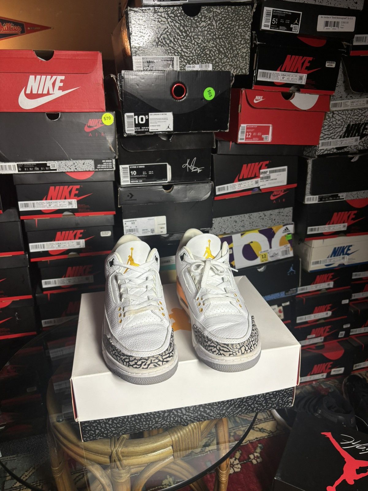 Jordan Brand Jordan 3 laser orange size 11 W 9.5 M Size US 11 / EU 44 - 5 Thumbnail
