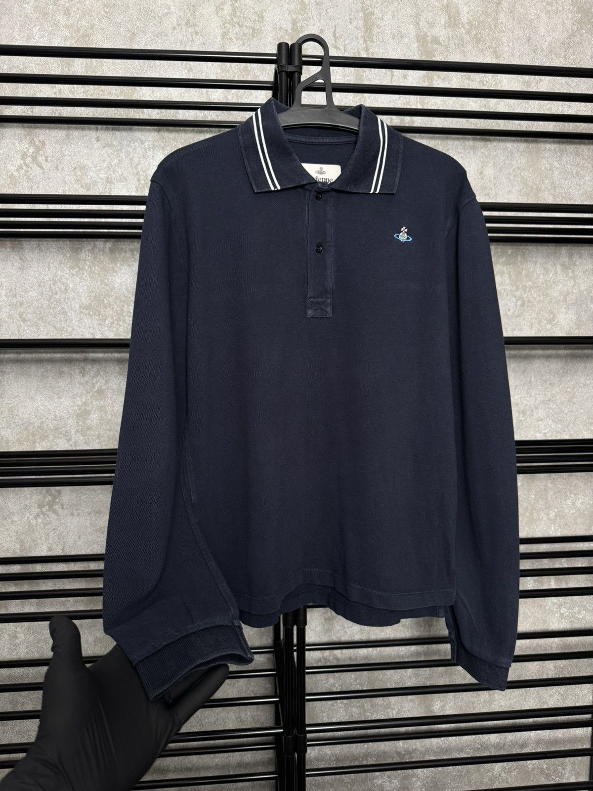 Vivienne Westwood Vintage long-sleeved polo shirt Vivienne Westwood Size US M / EU 48-50 / 2 - 3 Thumbnail