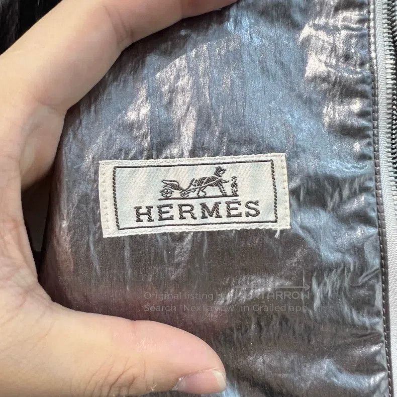 Hermes Hermes Coated Hooded Jacket Size US L / EU 52-54 / 3 - 4 Thumbnail