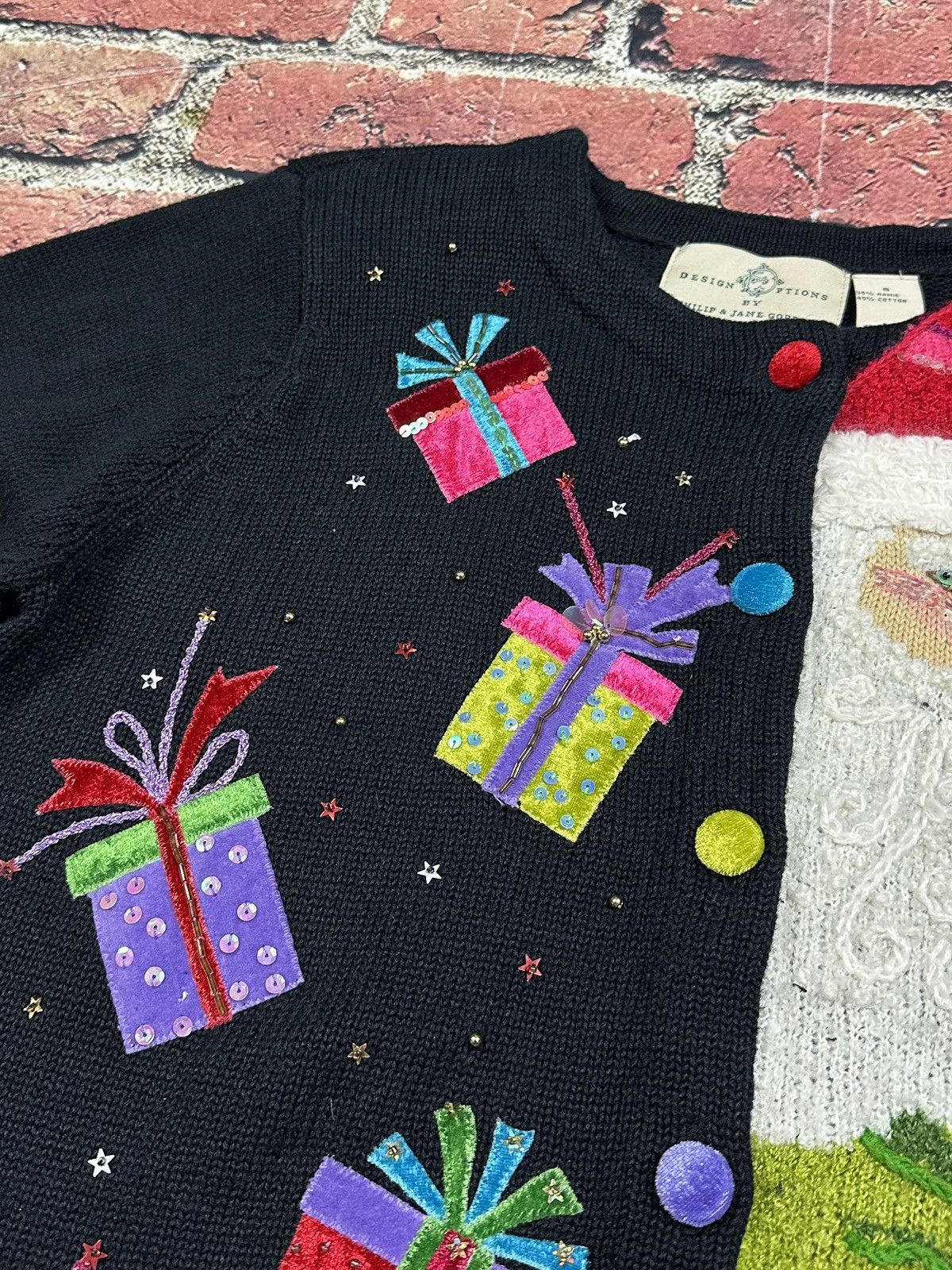 Other Design Options Philip & Jane Gordon Cardigan Christmas Santa Size S / US 4 / IT 40 - 8 Thumbnail