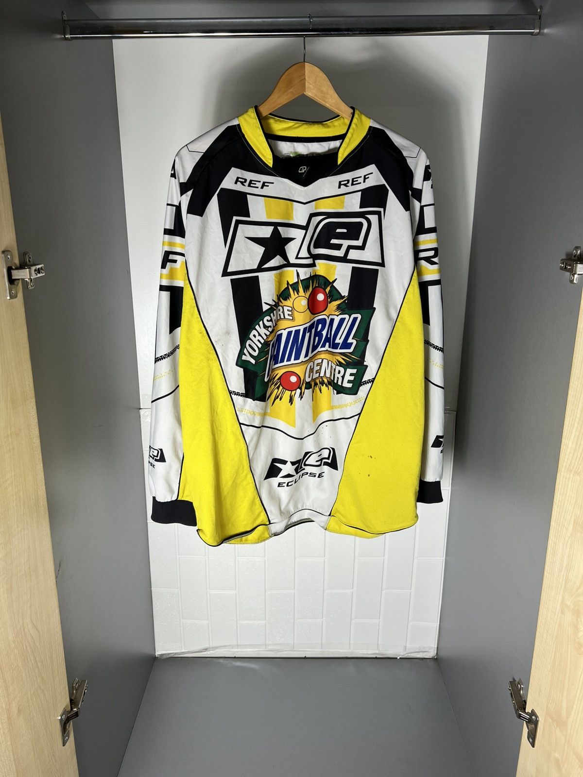 NASCAR VINTAGE ECLIPSE PLAYING MOTORCYCLE JERSEY RACING RETRO 90s Size US L / EU 52-54 / 3 - 2 Thumbnail