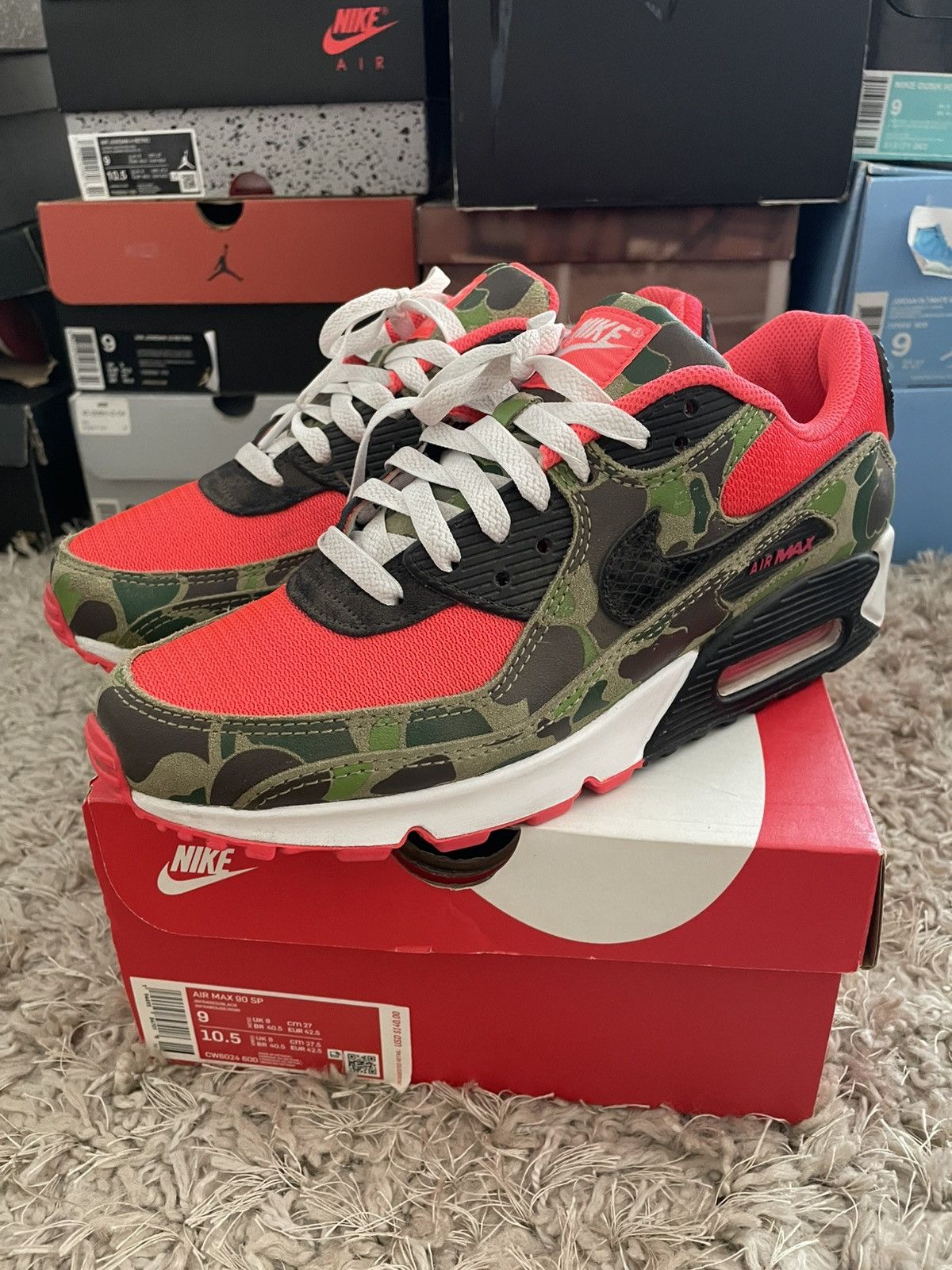 Nike Nike Air Max 90 Reverse Duck Camo Size US 9 / EU 42 - 1 Thumbnail