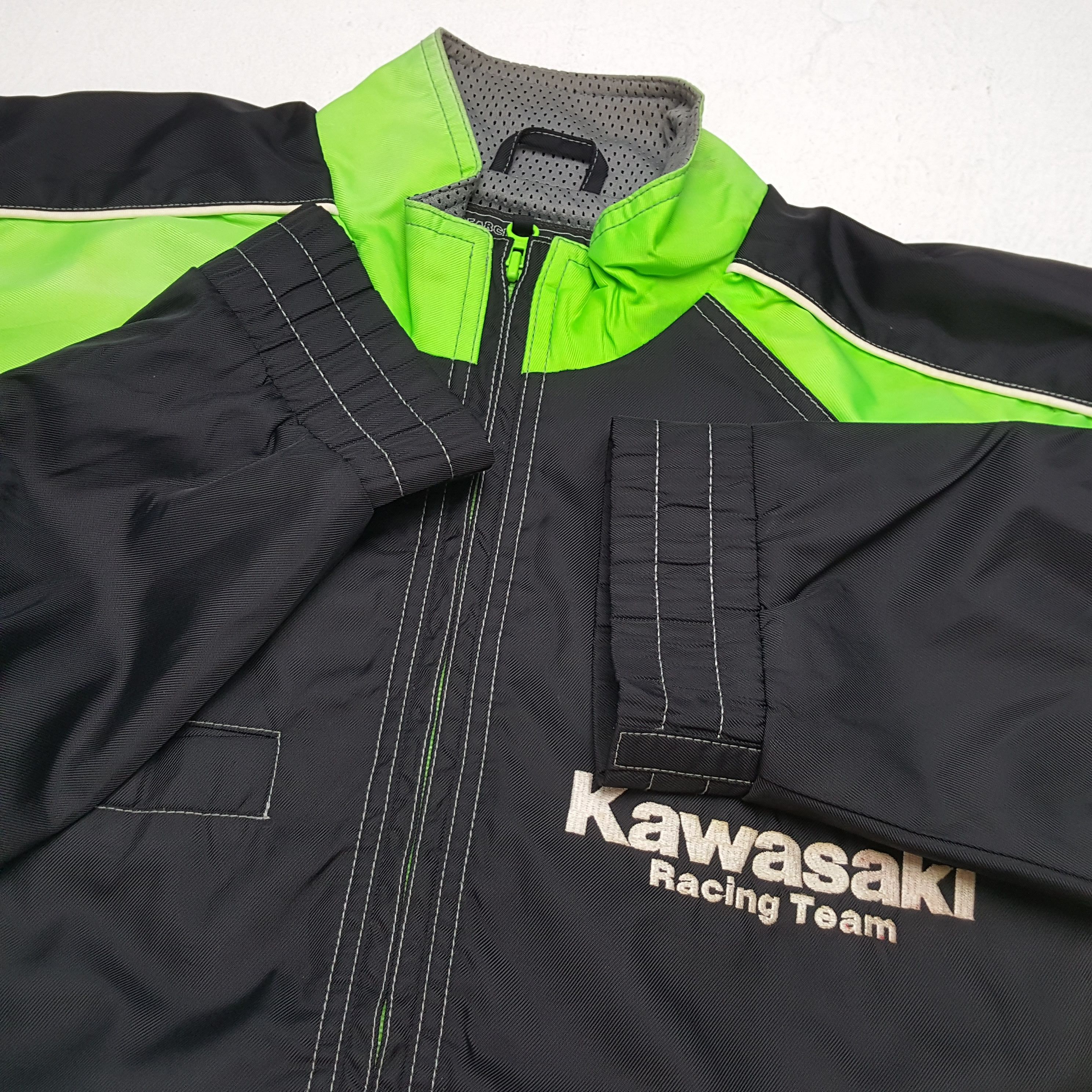 Japanese Brand × Vintage KAWASAKI RACING TEAM Taichi Jacket Motorcycle Style Size US L / EU 52-54 / 3 - 9 Thumbnail