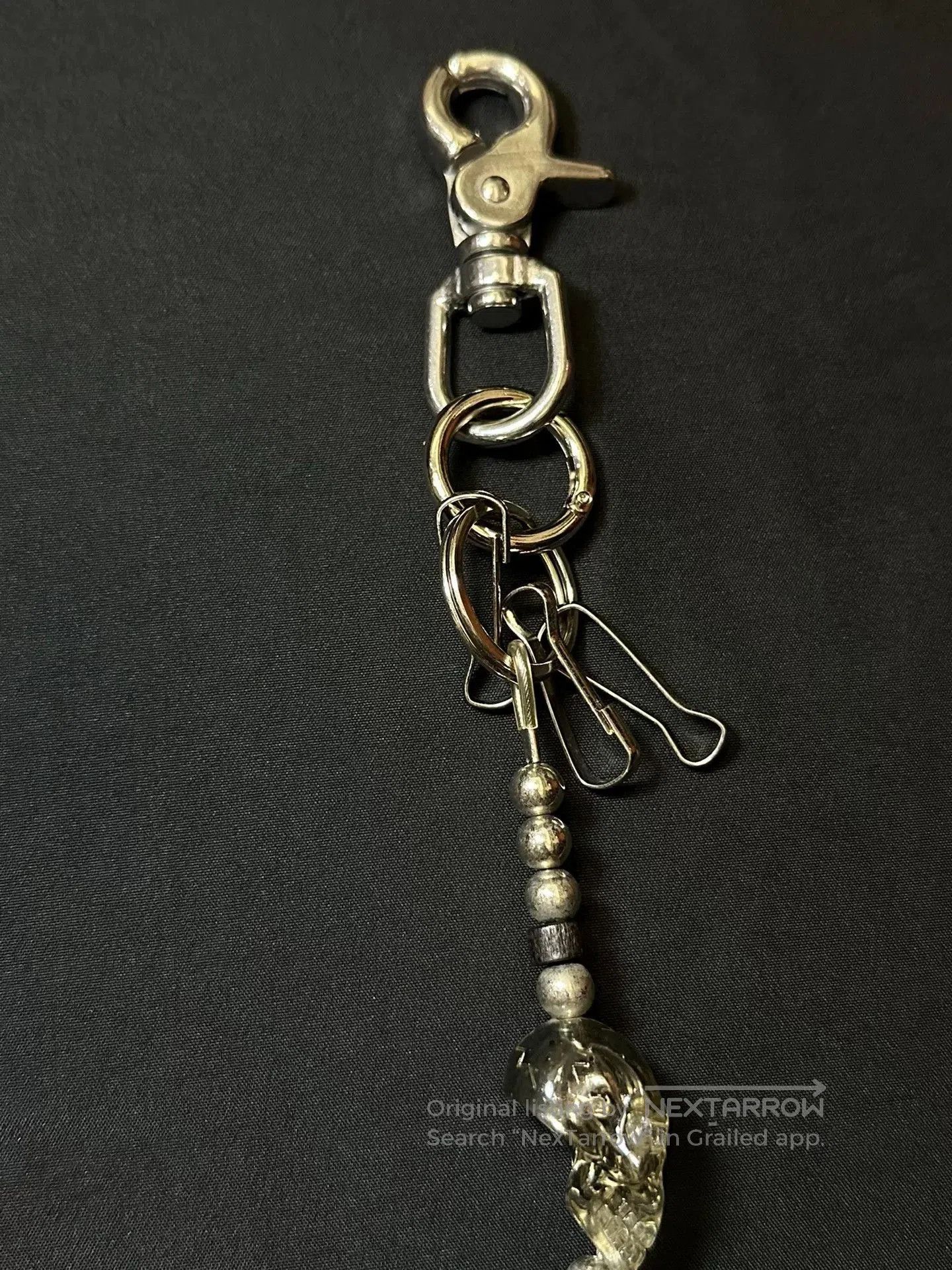 Vintage Vintage 90s Metal Skull Pants Chain. Size ONE SIZE - 5 Thumbnail