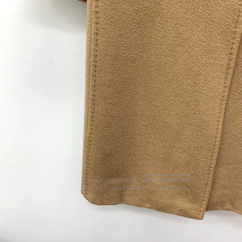 Max Mara Max Mara Brown Camel Hair Reversible Belted Coat Size XS / US 0-2 / IT 36-38 - 5 Thumbnail