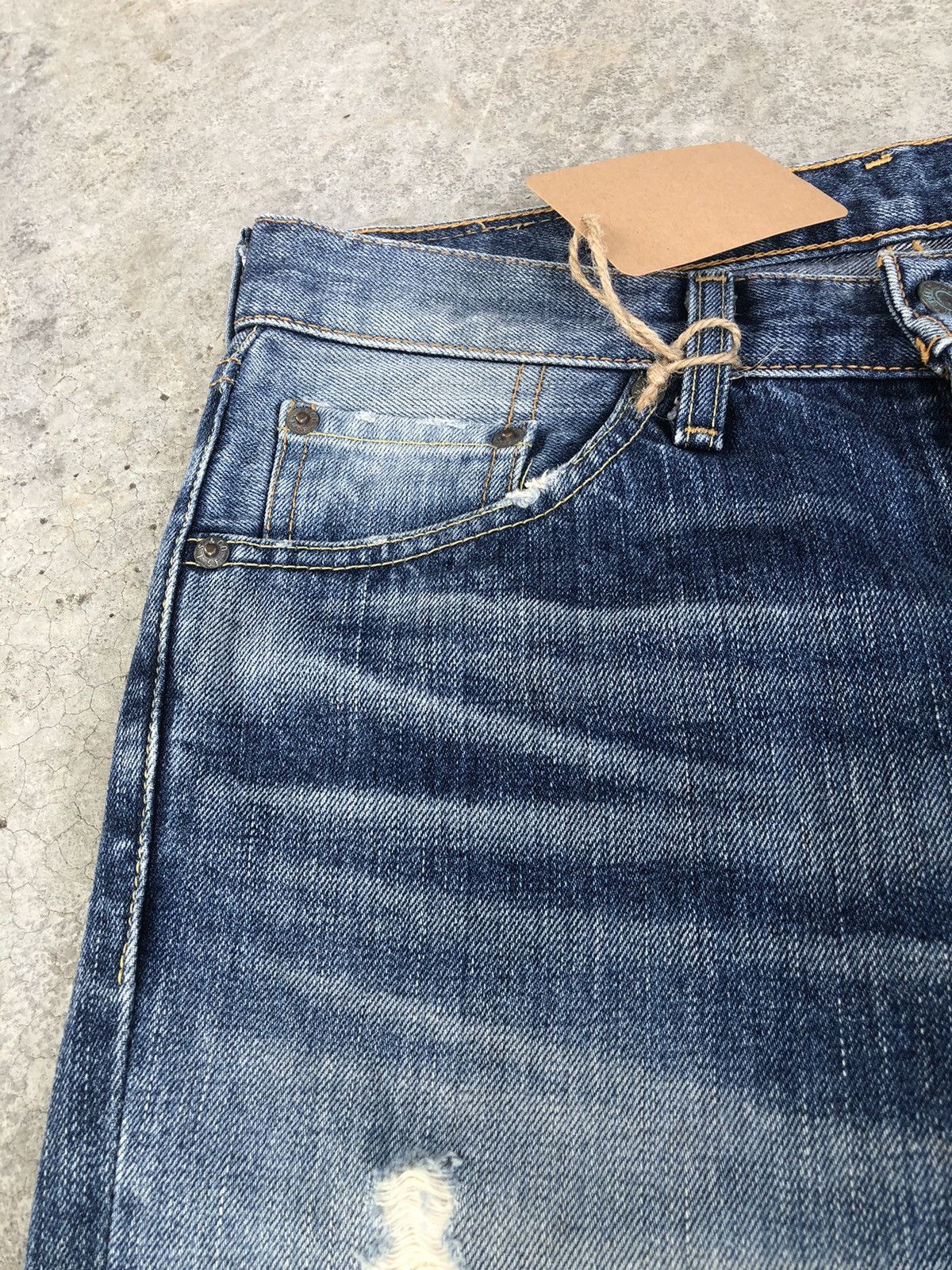 Le Grande Bleu (L.G.B.) Y2k Levis 517 Flared Jeans Distressed Jeans Size US 30 / EU 46 - 13 Thumbnail
