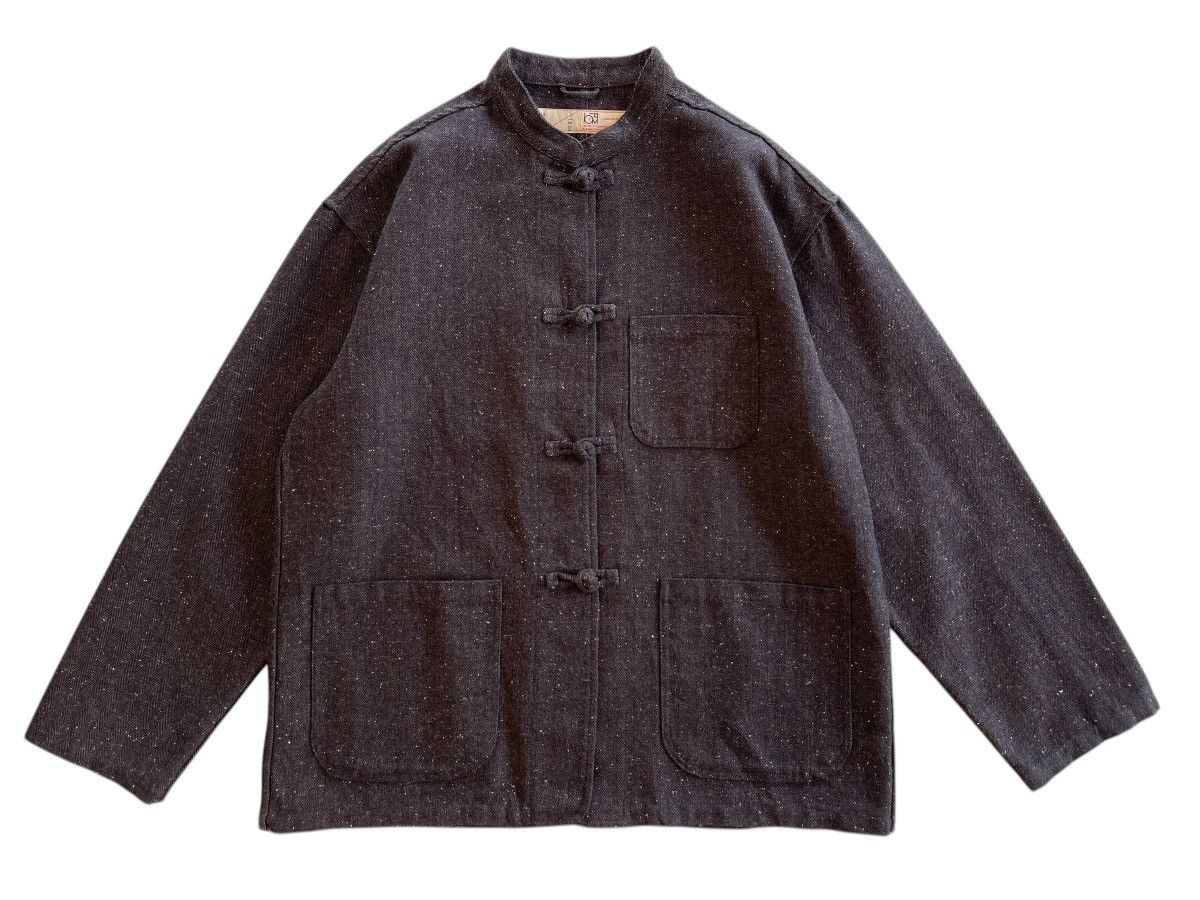 NANO universe Herringbone China Jacket Size US L / EU 52-54 / 3 - 2 Thumbnail