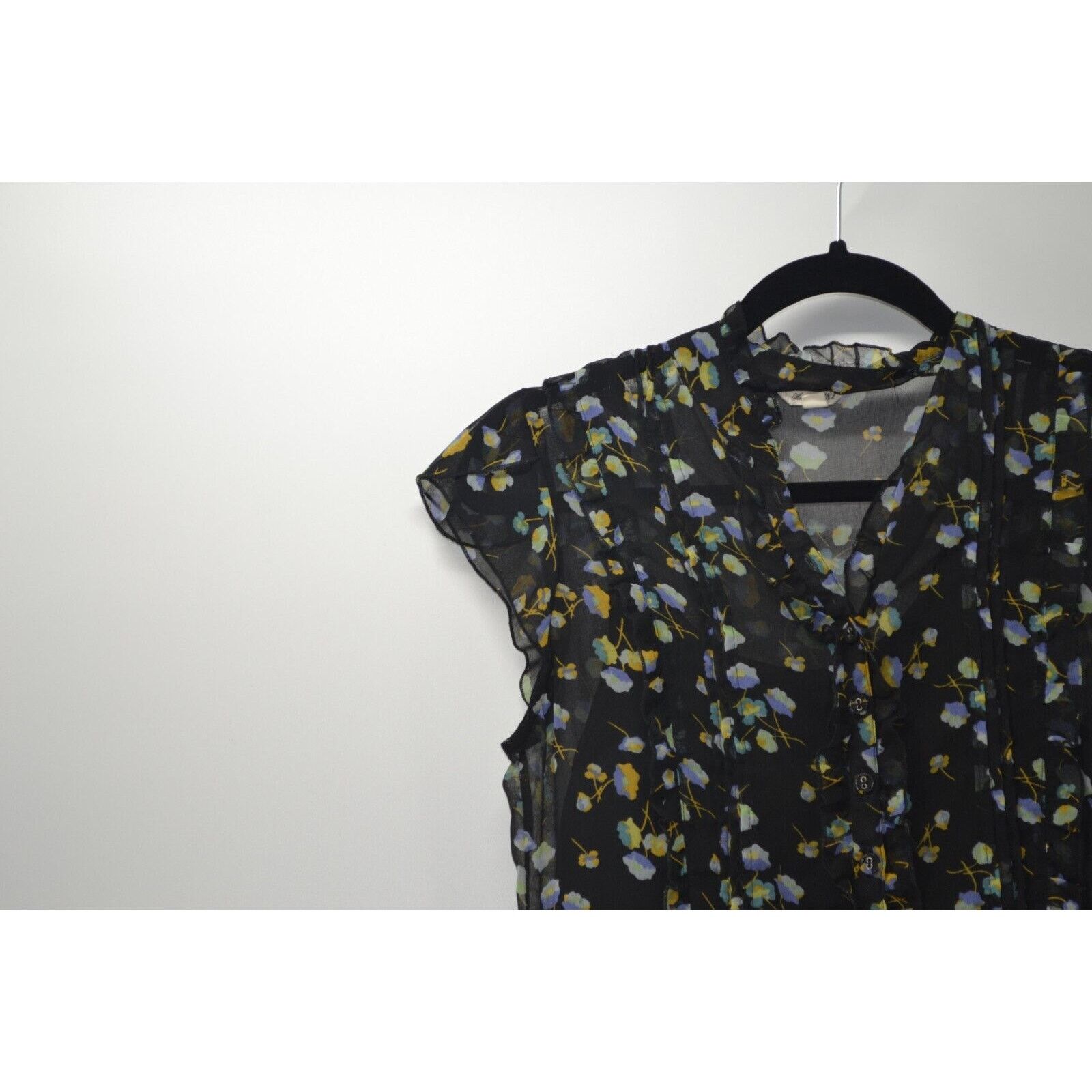 Other Heritage 1981 Women' Navy blue Dress Floral sleeveless Small Size S / US 4 / IT 40 - 2 Thumbnail