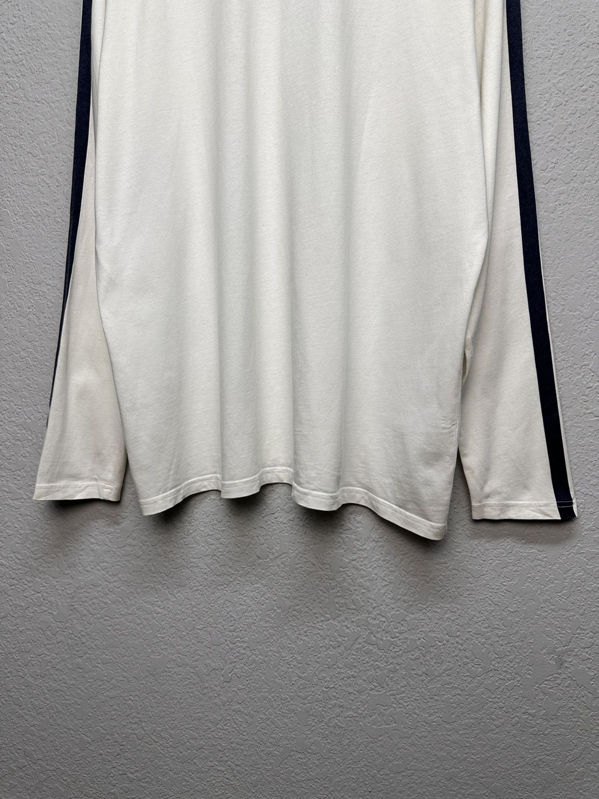 Nike Nike white longsleeve red stripe Y2K sportswear style Size US XL / EU 56 / 4 - 11 Thumbnail