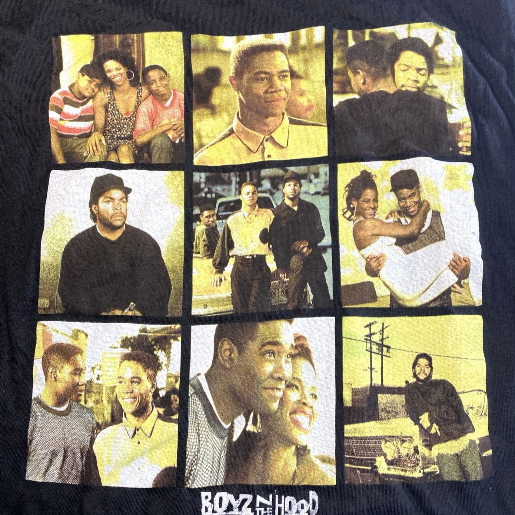 Vintage Boyz In The Hood Shirt Mens Black Men Hooded Graphic Tee Short Sleeve Ice Cube Med Size US M / EU 48-50 / 2 - 2 Thumbnail