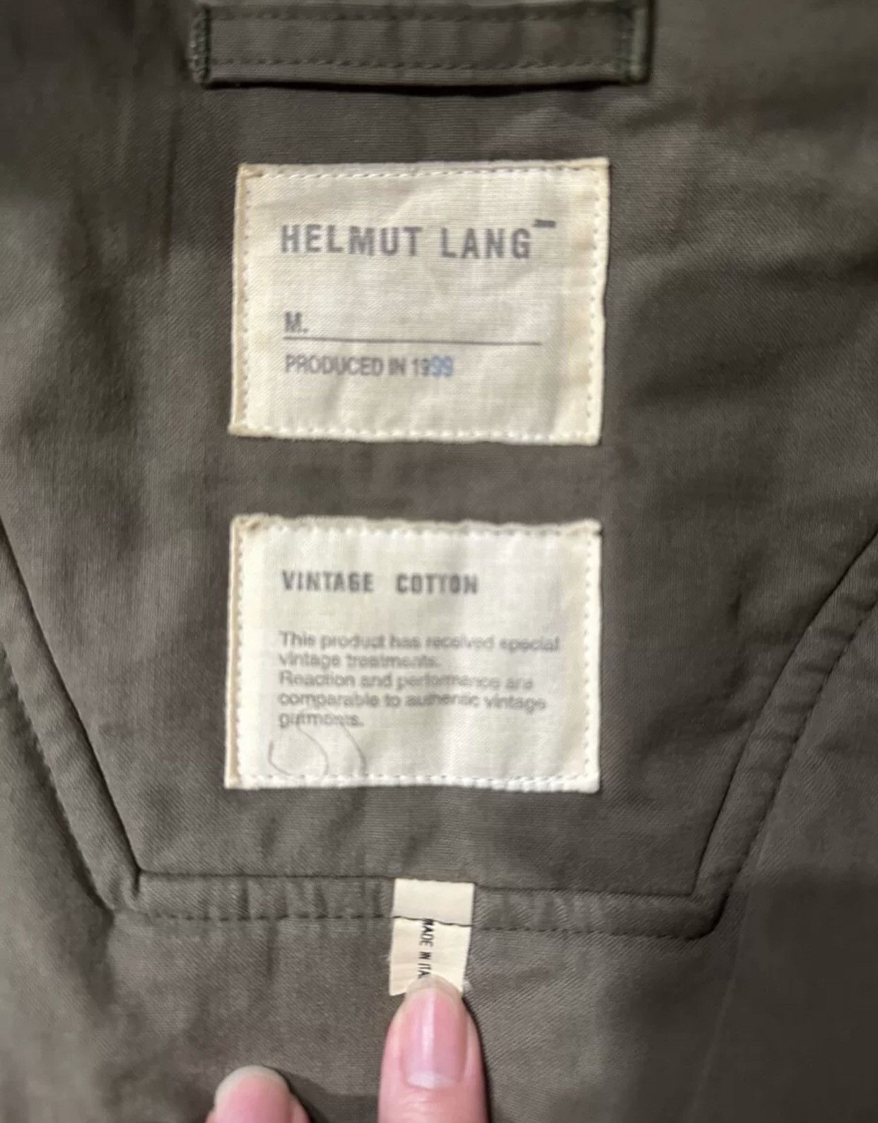 Helmut Lang Helmut Lang Vintage cotton jacket | Grailed