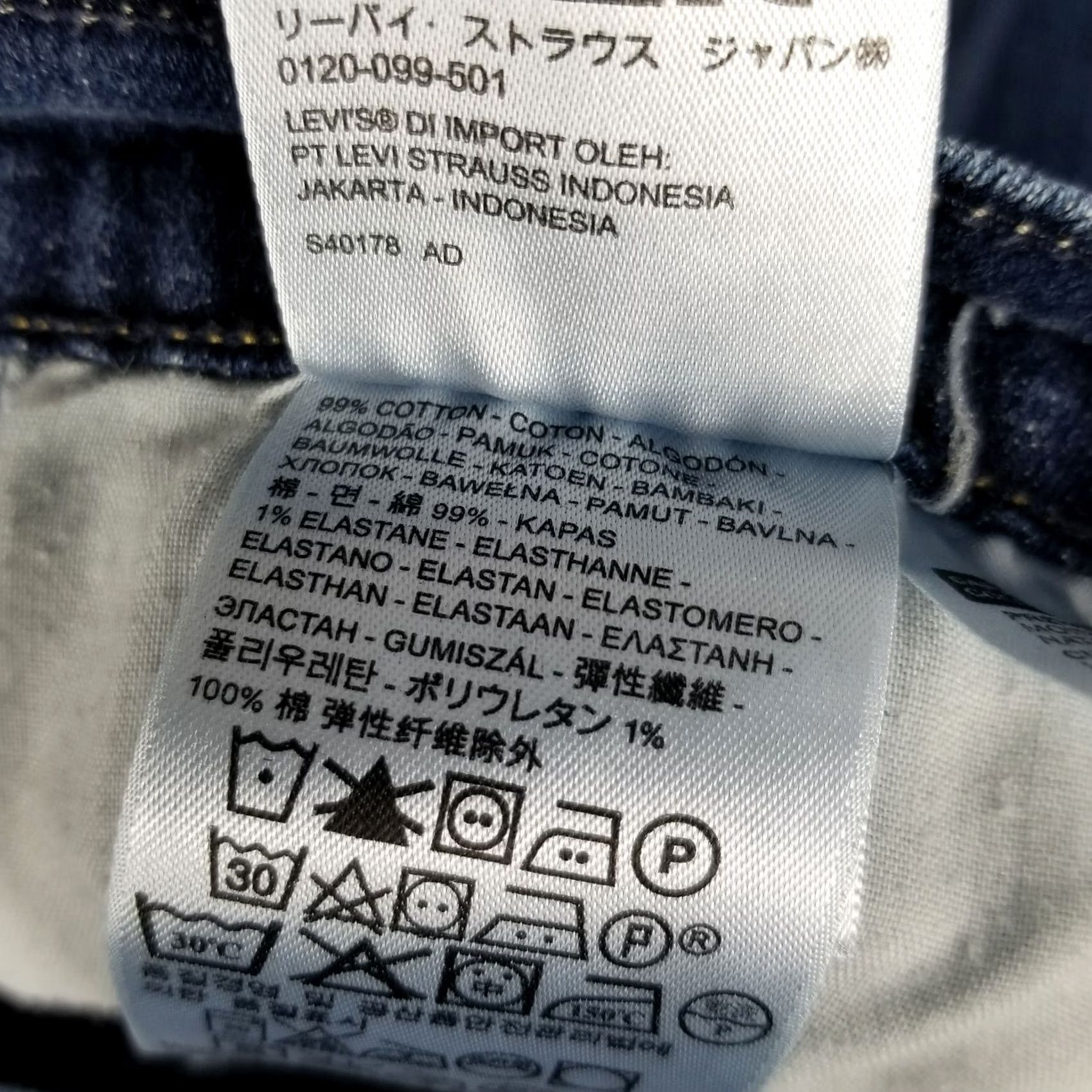 Levi's Levi's 515 Bootcut Jeans Womens 8 Dark Denim Western Light Wash Ranch Whiskers Jeans Regular 5-Pocket Blue Vintage Mens? Size 30" / US 8 / IT 44 - 5 Thumbnail